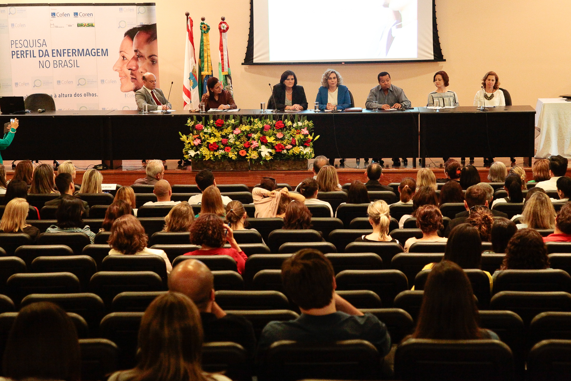 Apresentação do Resultado da Pesquisa: O Perfil da Enfermagem no Brasil e em Santa Catarina. Foto: Miriam Zomer/Agência AL