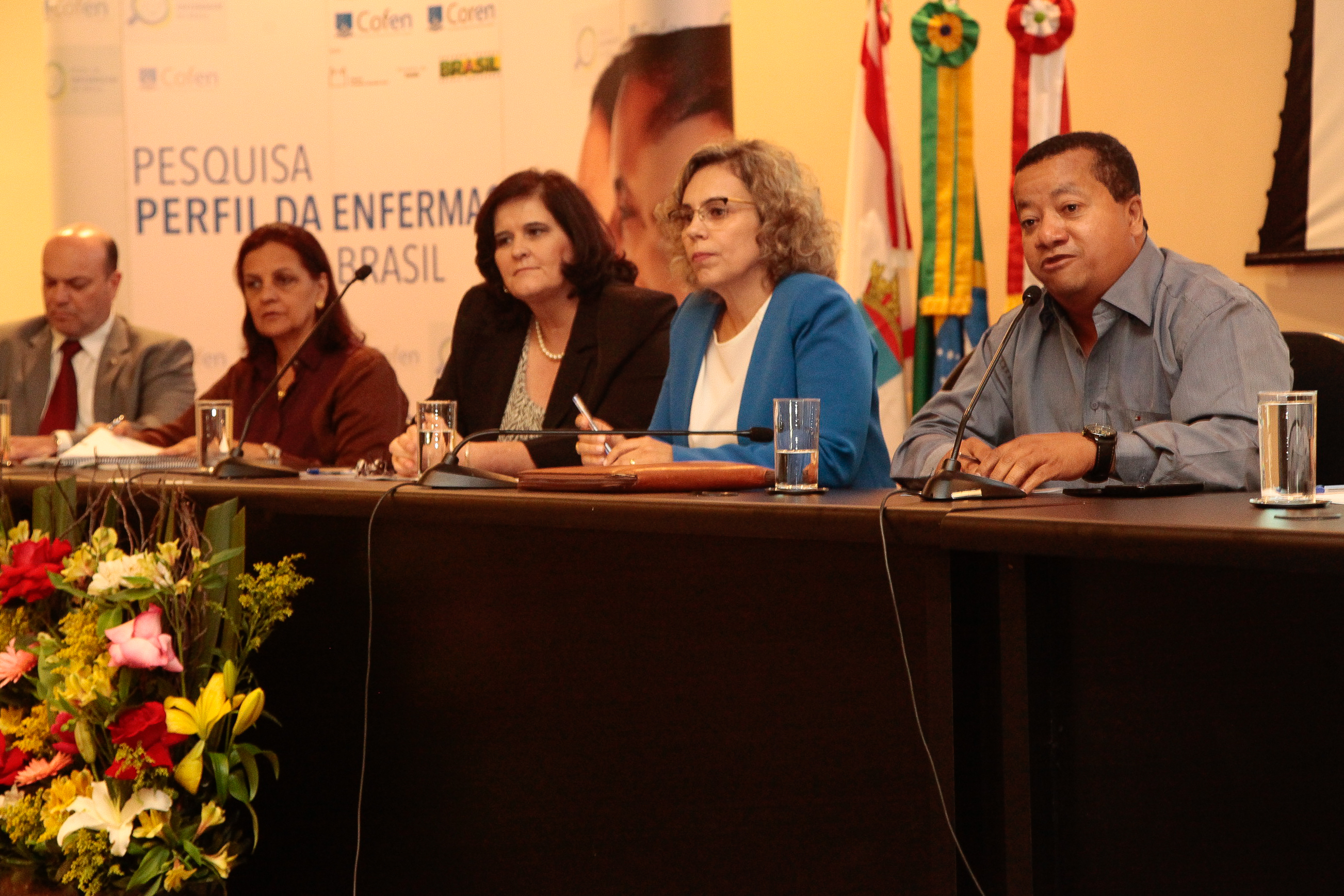 Apresentação do Resultado da Pesquisa: O Perfil da Enfermagem no Brasil e em Santa Catarina. Foto: Miriam Zomer/Agência AL