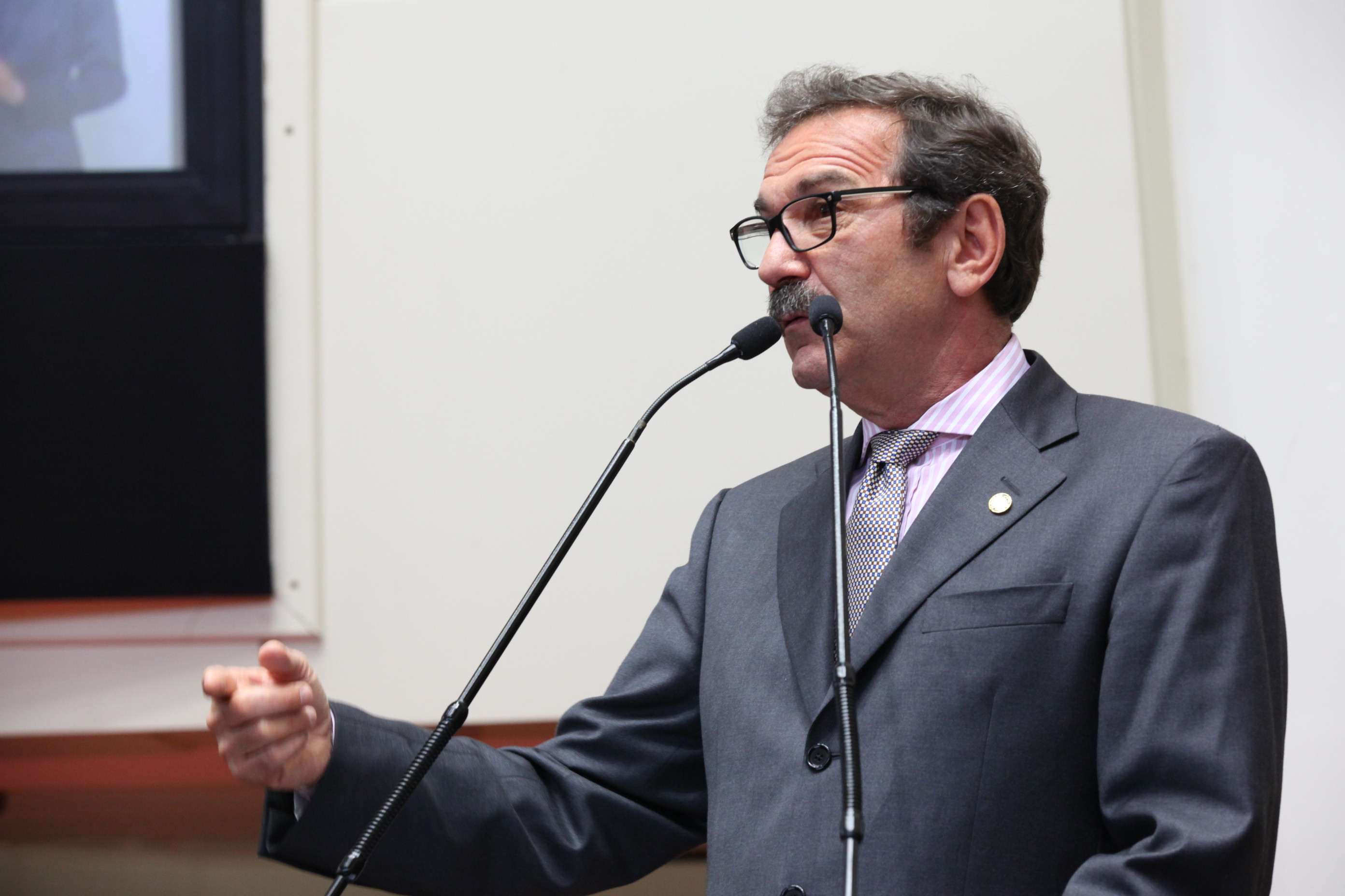 Sessão Ordinária. Deputado Serafim Venzon (PSDB) Foto: Eduardo Guedes de Olveira / Agência AL