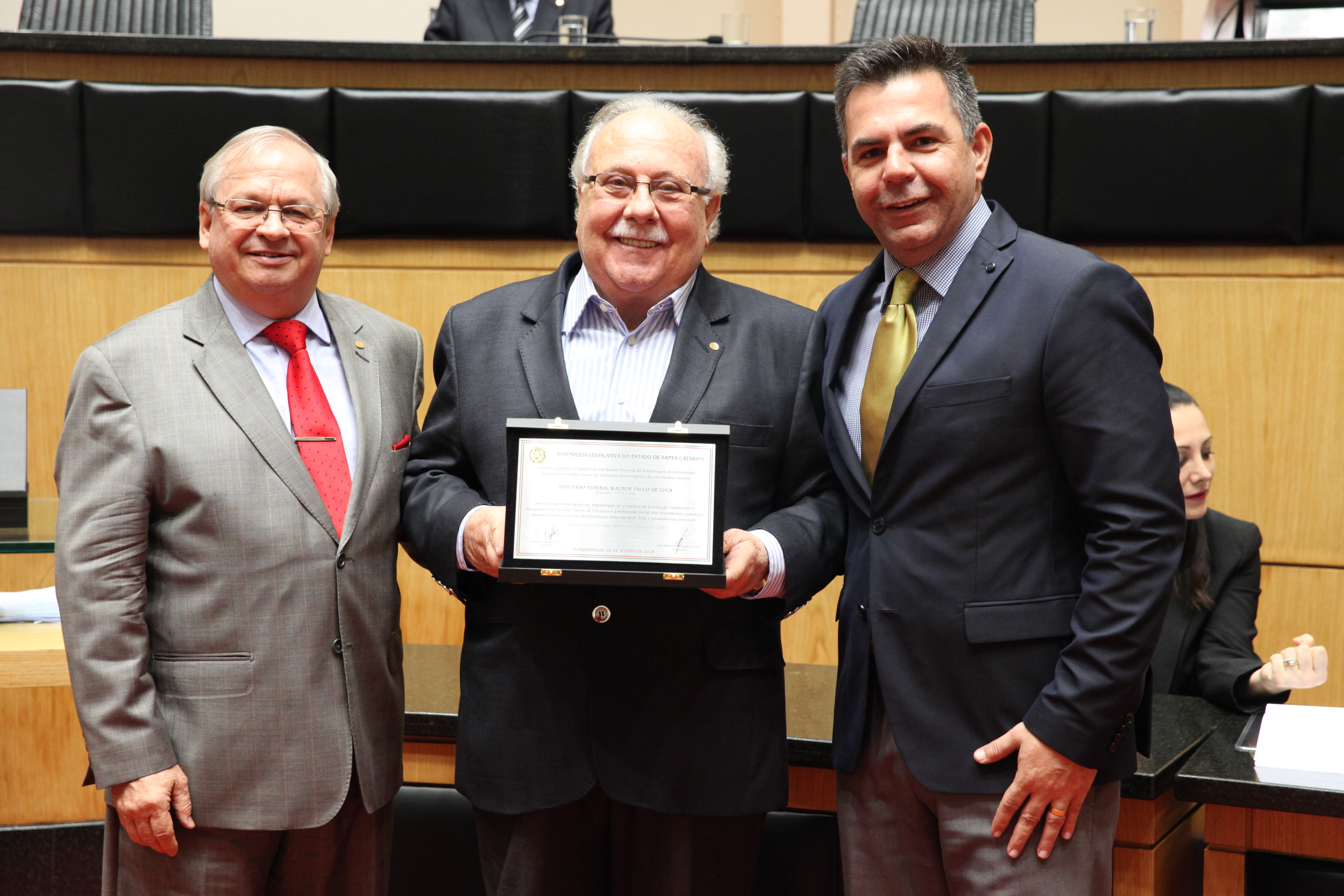 Sessão Especial em homenagem ao Desafio Jovem de Criciúma. Foto: Fábio Queiroz / Agência AL