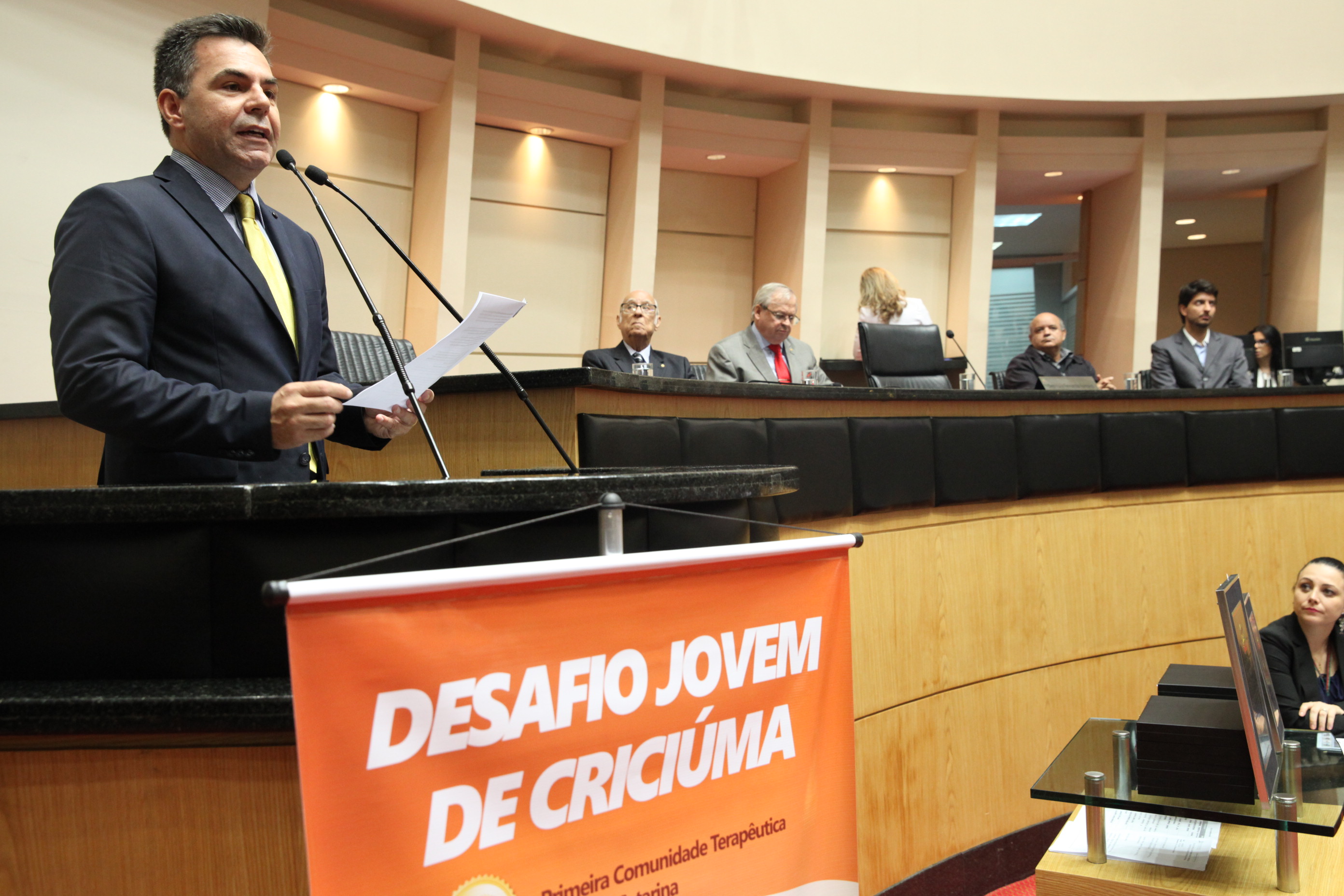 Sessão Especial em homenagem ao Desafio Jovem de Criciúma. Foto: Fábio Queiroz / Agência AL