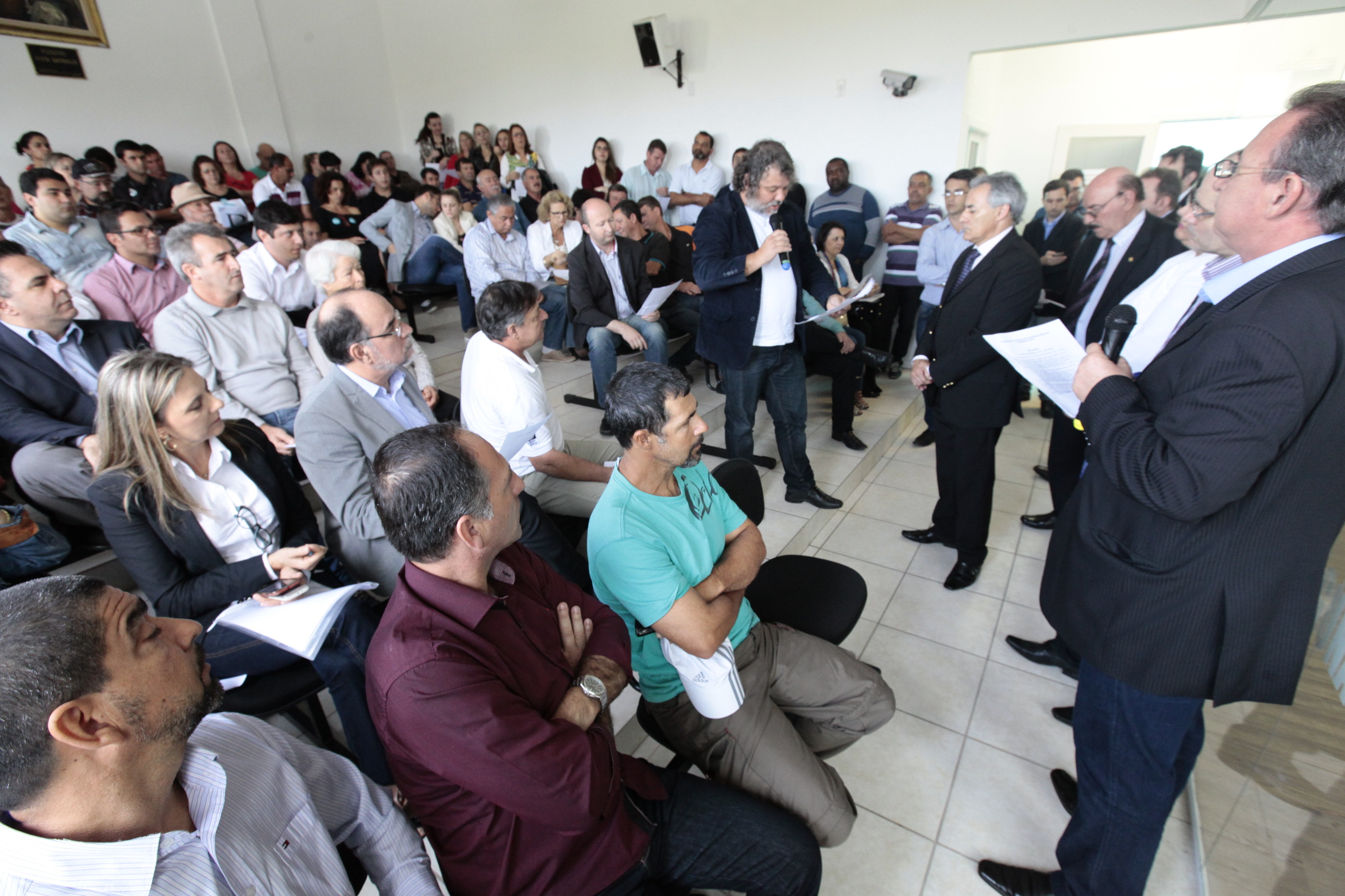Audiência Pública Regional para o Plano Plurianual 2016-2019 e Lei Orçamentária Anual (LOA) 2016, no município de Laguna. Foto: Miriam Zomer/Agência AL