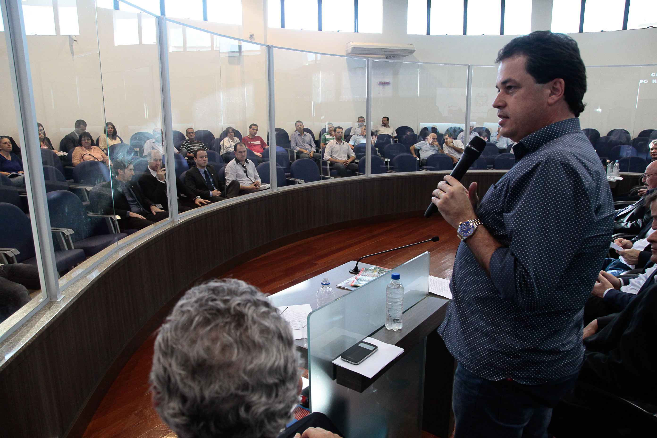 Audiência Pública Regional para o Plano Plurianual 2016-2019 e Lei Orçamentária Anual (LOA) 2016, no município de Araranguá. Foto: Miriam Zomer/Agência AL