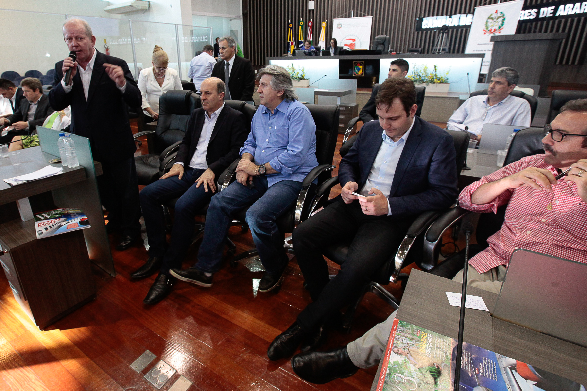Audiência Pública Regional para o Plano Plurianual 2016-2019 e Lei Orçamentária Anual (LOA) 2016, no município de Araranguá. Foto: Miriam Zomer/Agência AL