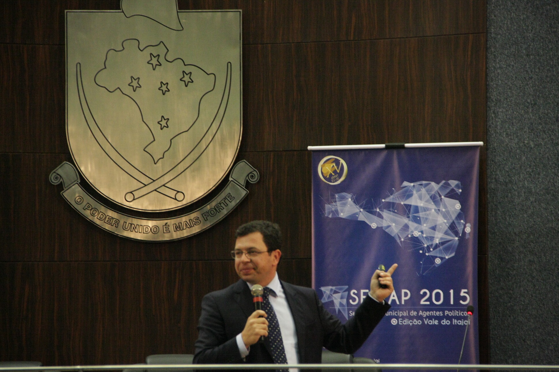 Pery saraiva Neto fala sobre políticas de resíduos sólidos. FOTO: Solon Soares/Agência AL