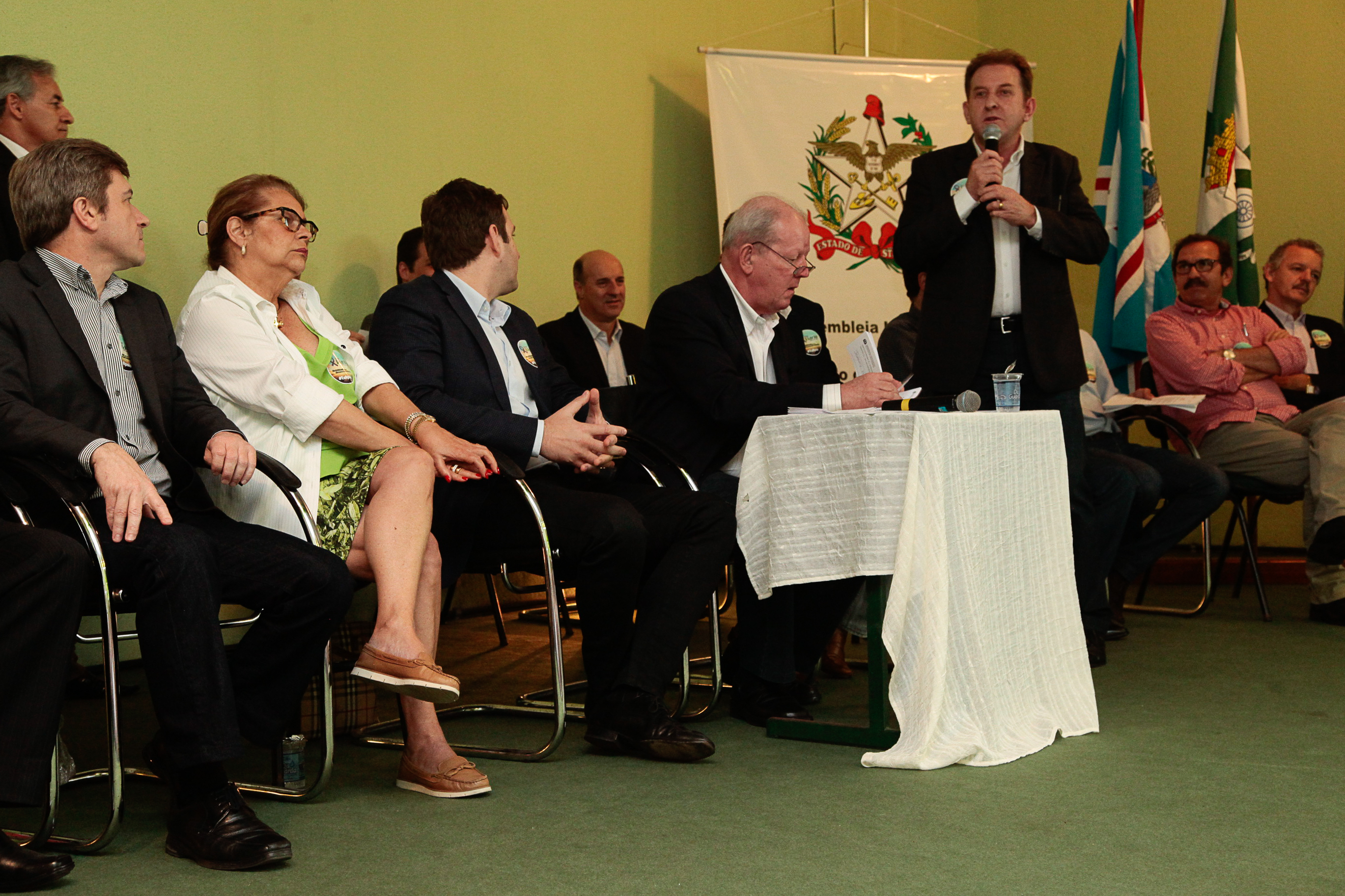 Audiência Pública Regional para o Plano Plurianual 2016-2019 e Lei Orçamentária Anual (LOA) 2016, no município de Criciúma. Foto: Miriam Zomer/Agência AL