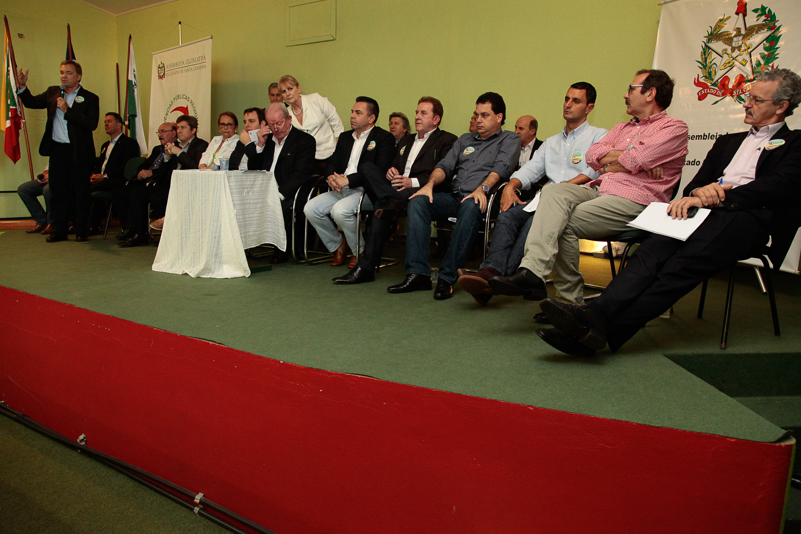 Audiência Pública Regional para o Plano Plurianual 2016-2019 e Lei Orçamentária Anual (LOA) 2016, no município de Criciúma. Foto: Miriam Zomer/Agência AL