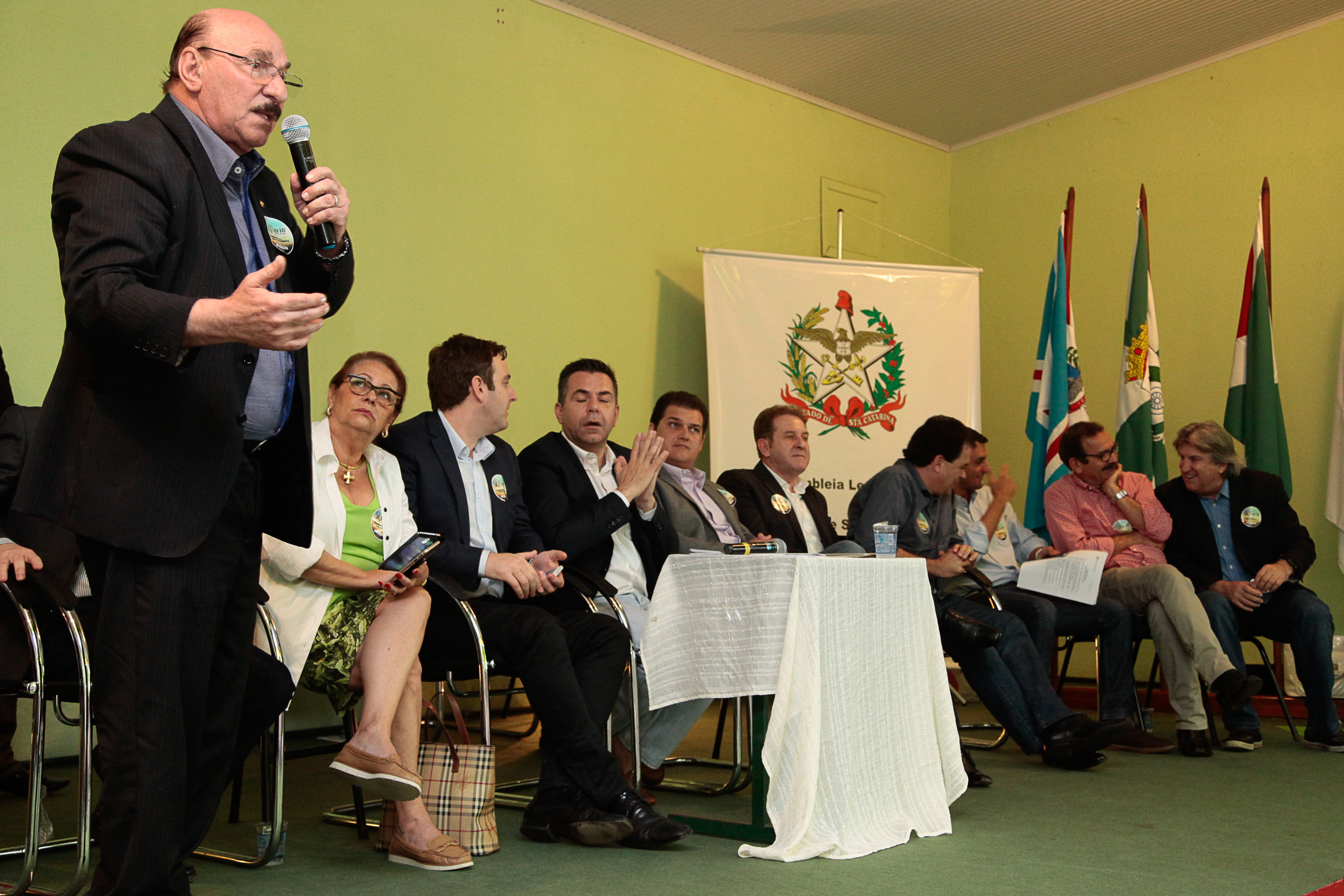 Audiência Pública Regional para o Plano Plurianual 2016-2019 e Lei Orçamentária Anual (LOA) 2016, no município de Criciúma. Foto: Miriam Zomer/Agência AL
