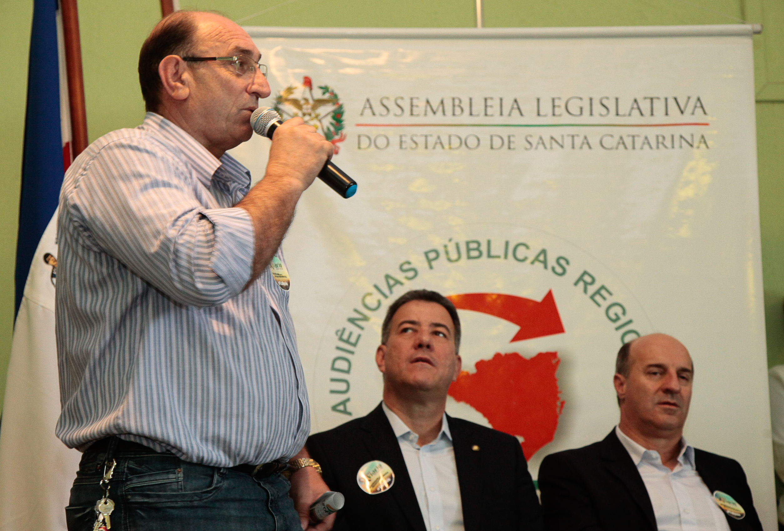 Audiência Pública Regional para o Plano Plurianual 2016-2019 e Lei Orçamentária Anual (LOA) 2016, no município de Criciúma. Foto: Miriam Zomer/Agência AL