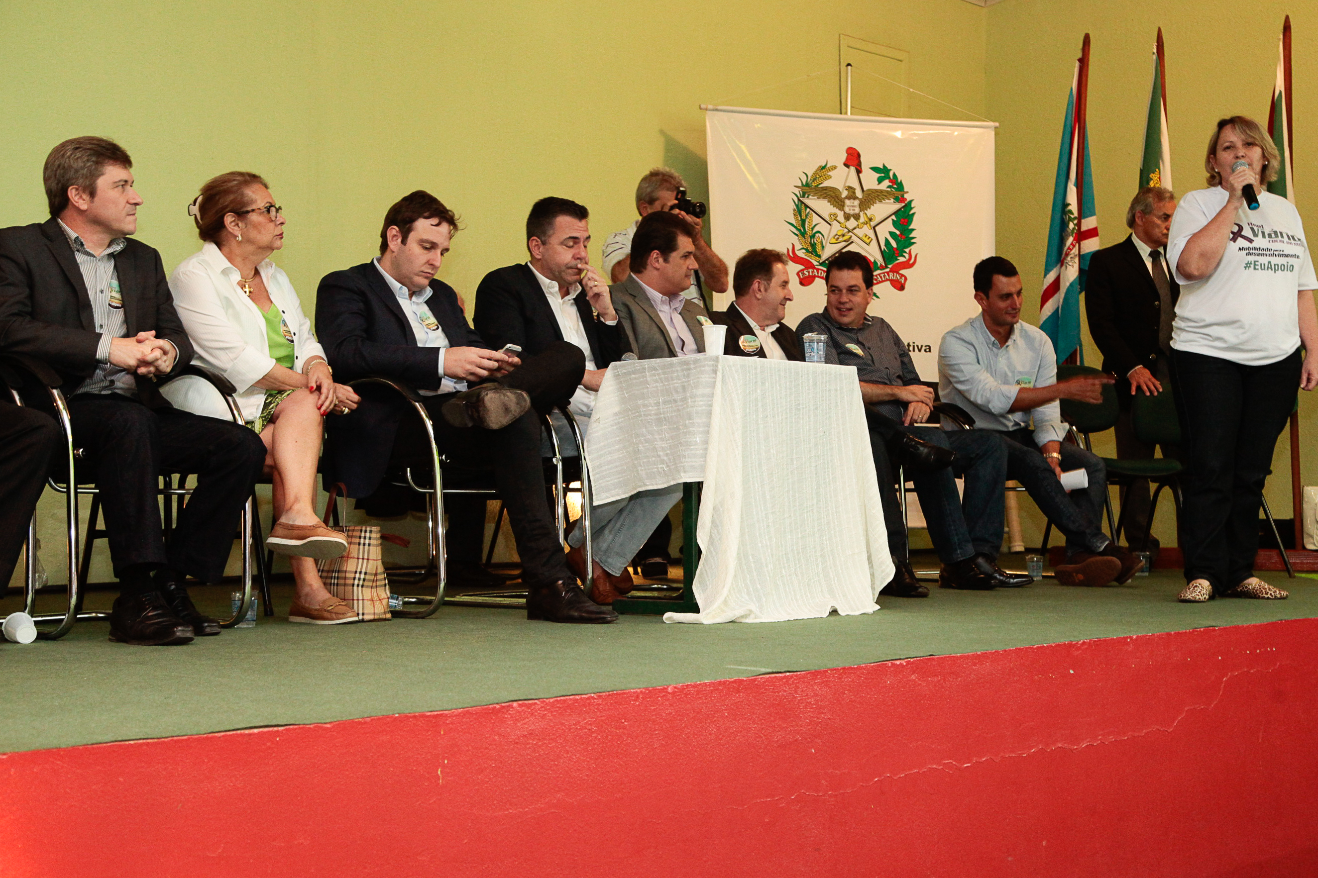 Audiência Pública Regional para o Plano Plurianual 2016-2019 e Lei Orçamentária Anual (LOA) 2016, no município de Criciúma. Foto: Miriam Zomer/Agência AL