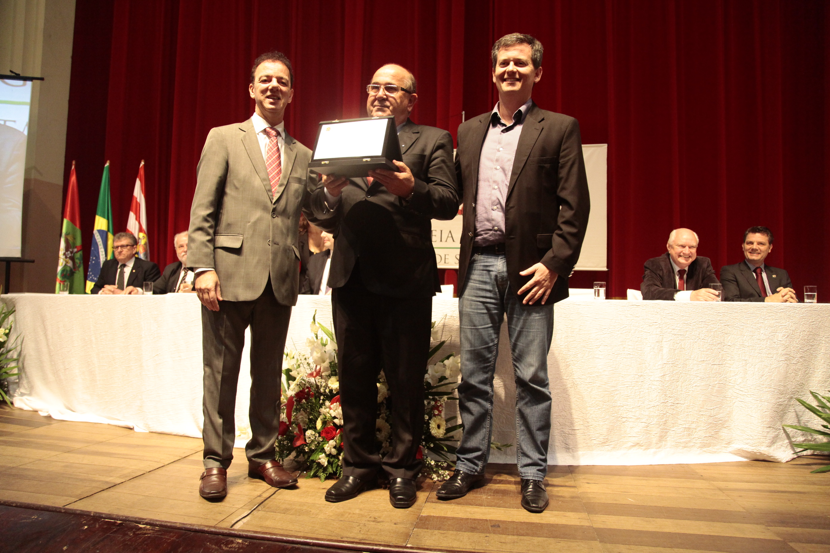 Sessão Solene em homenagem à Fundação Hospitalar de Blumenau - Hospital Santo Antônio pela passagem dos seus 155 anos de fundação. Foto: Miriam Zomer/Agência AL