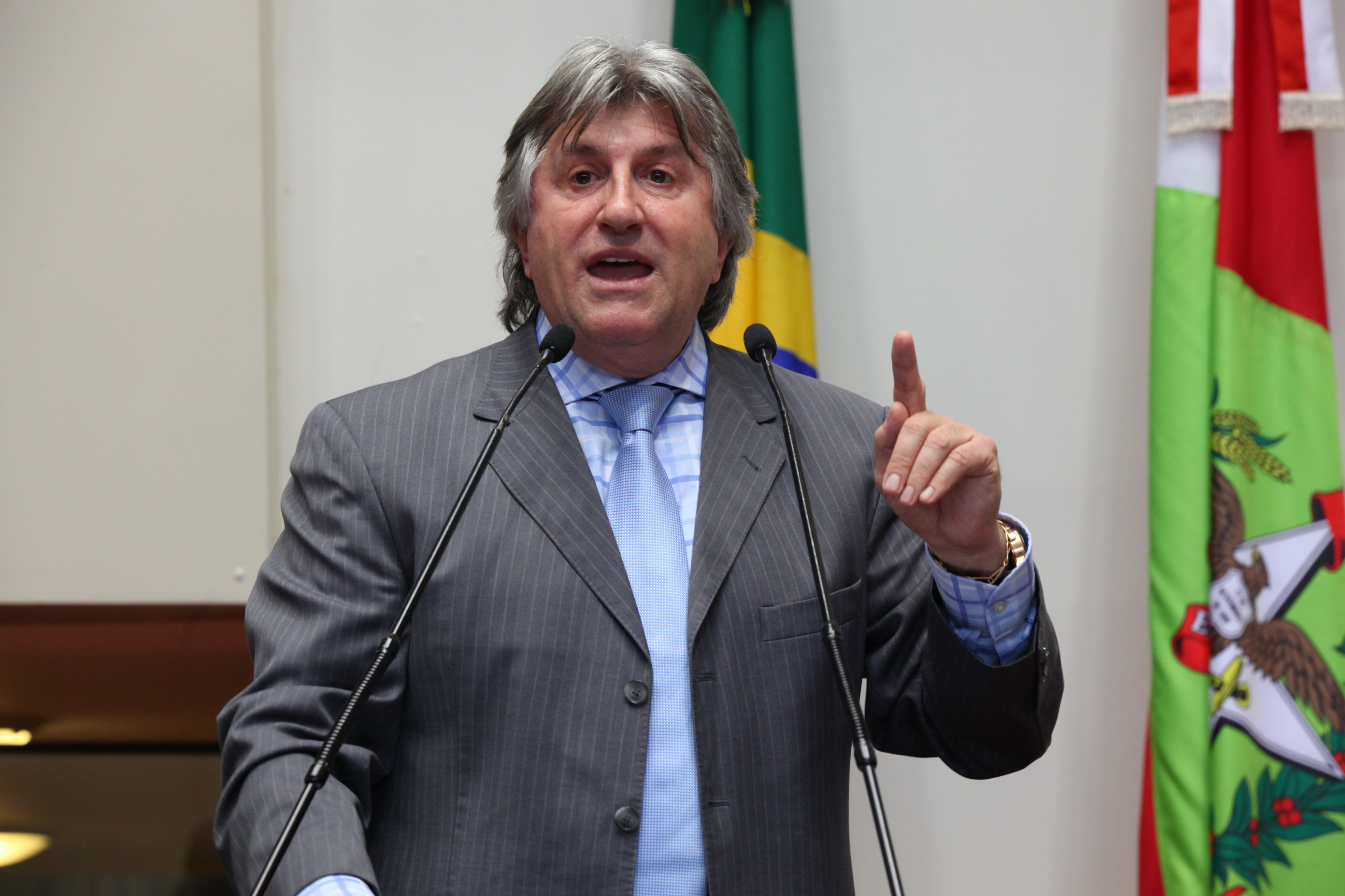 Sessão Plenária. Deputado Leonel Pavan (PSDB). Foto: Eduardo Guedes De Oliveira / Agência AL