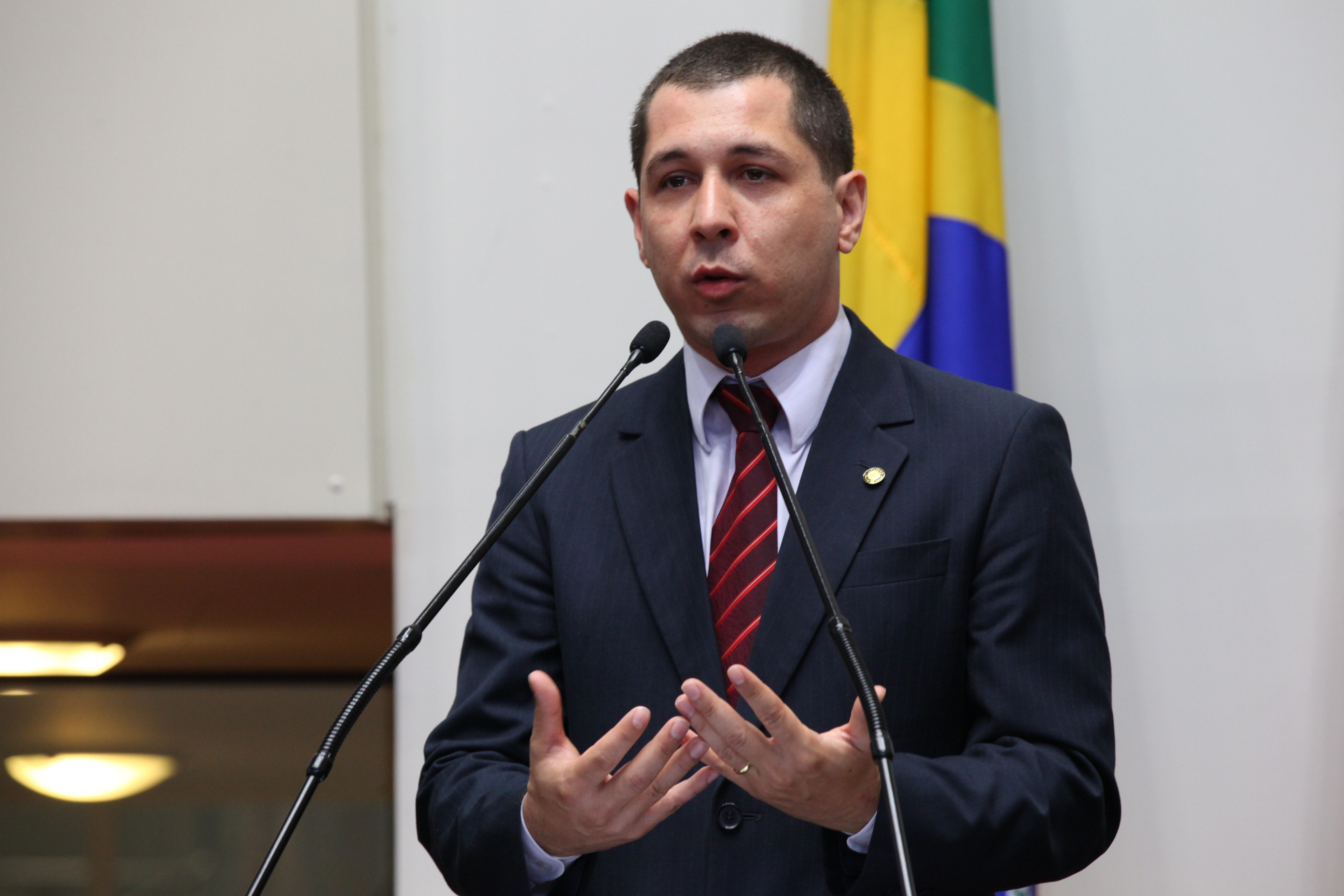 Sessão Plenária. Deputado Nikolas Reis (PDT)  Foto: Eduardo Guedes De Oliveira / Agência AL