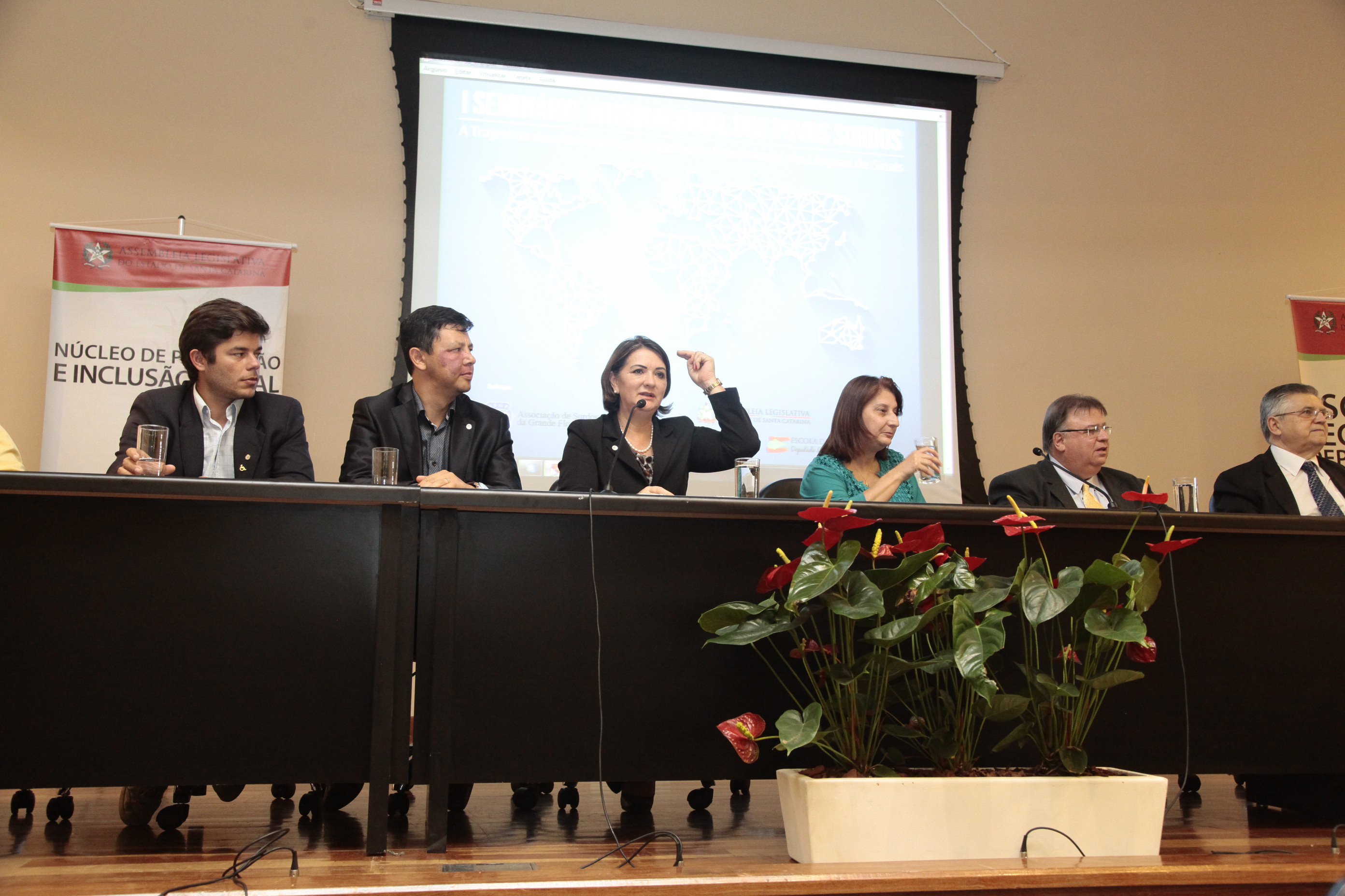 I Seminário Internacional dos Povos Surdos: A Trajetória das Associações de Surdos na Preservação das Línguas de Sinais. Foto: Miriam Zomer/Agência AL