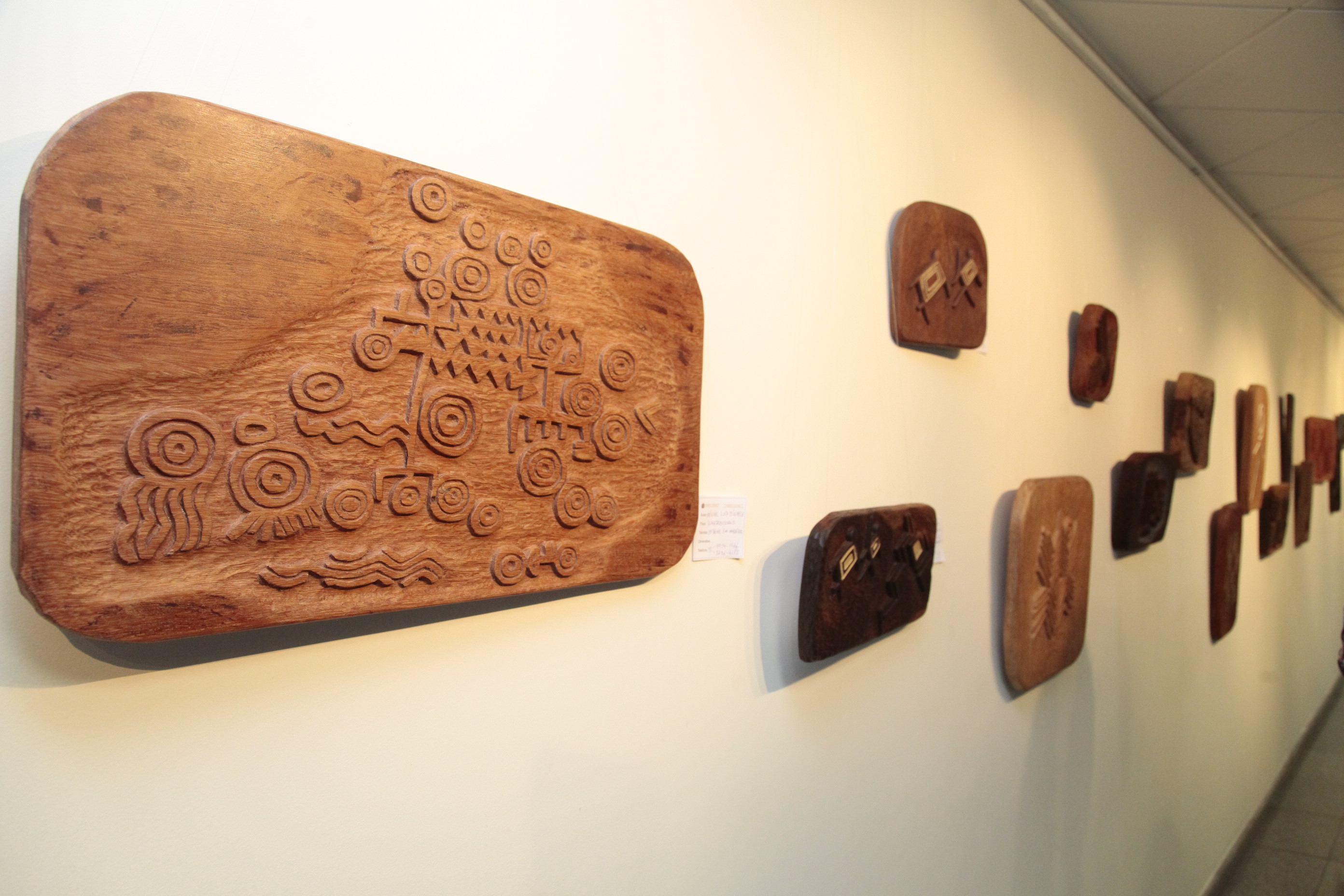 Exposição Homenagem a arte rupestre Catarinense - Artista Plástico Miguel Luiz Buchele Jr. Foto: Miriam Zomer/Agência AL