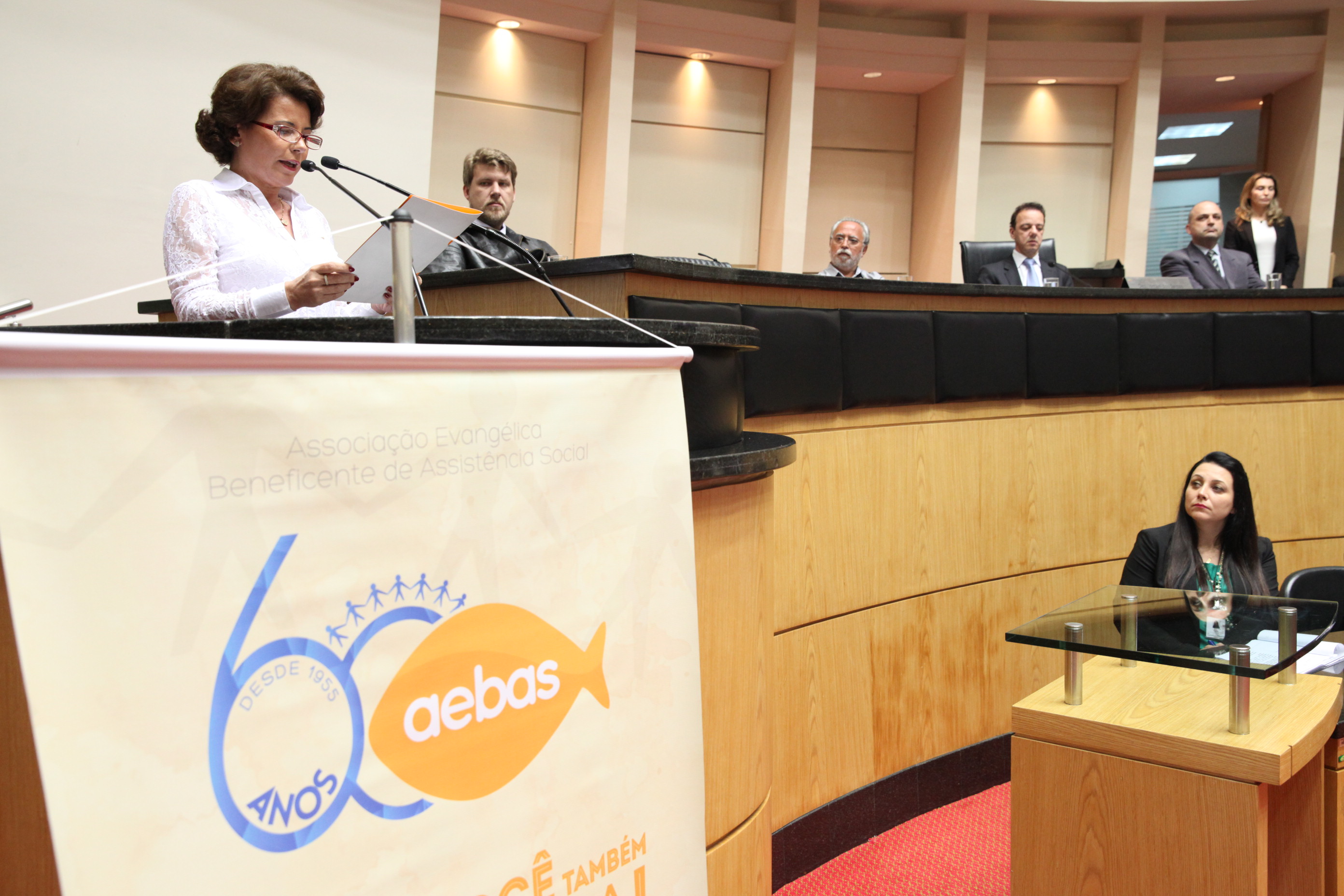 Sessão Especial em homenagem aos 60 anos da Aebas. Foto: Sessão Especial - Aebas