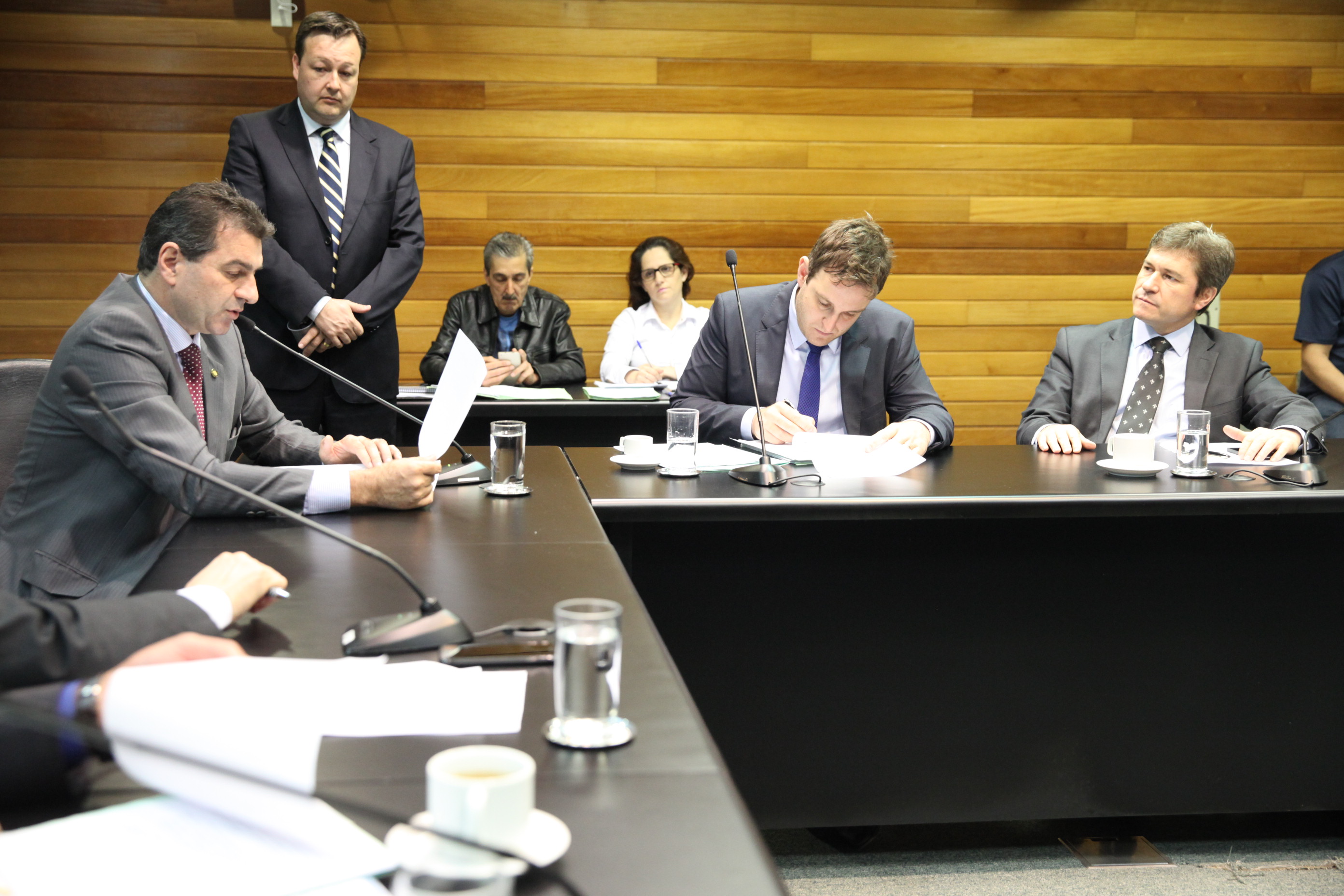 Reunião da Comissão de Constituição e Justiça. Foto: Fábio Queiroz / Agência AL