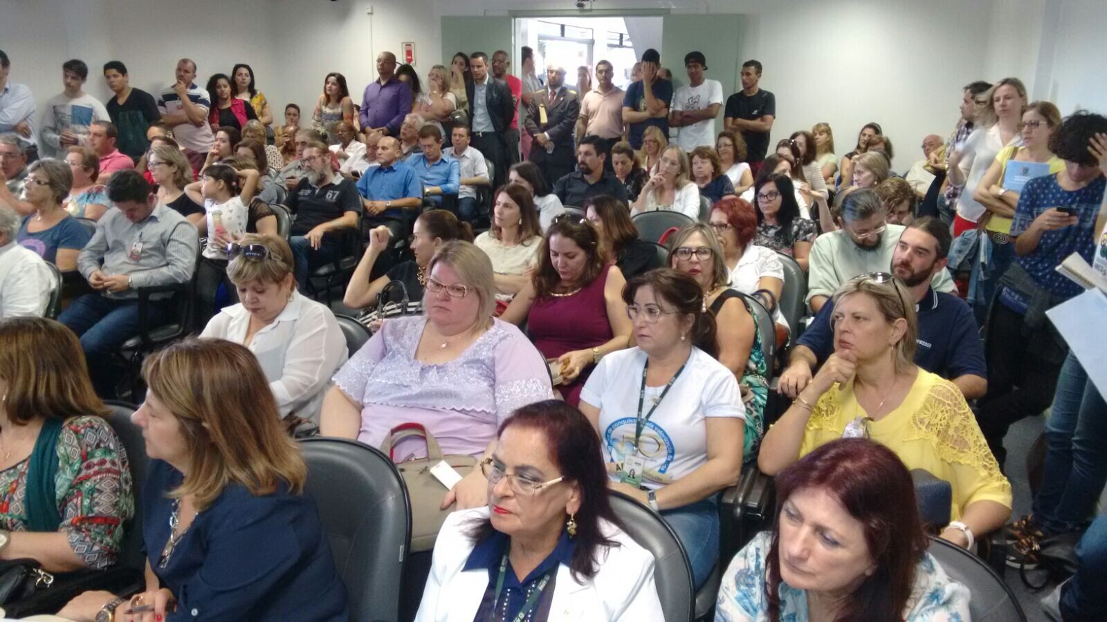 Público presente em Joinville