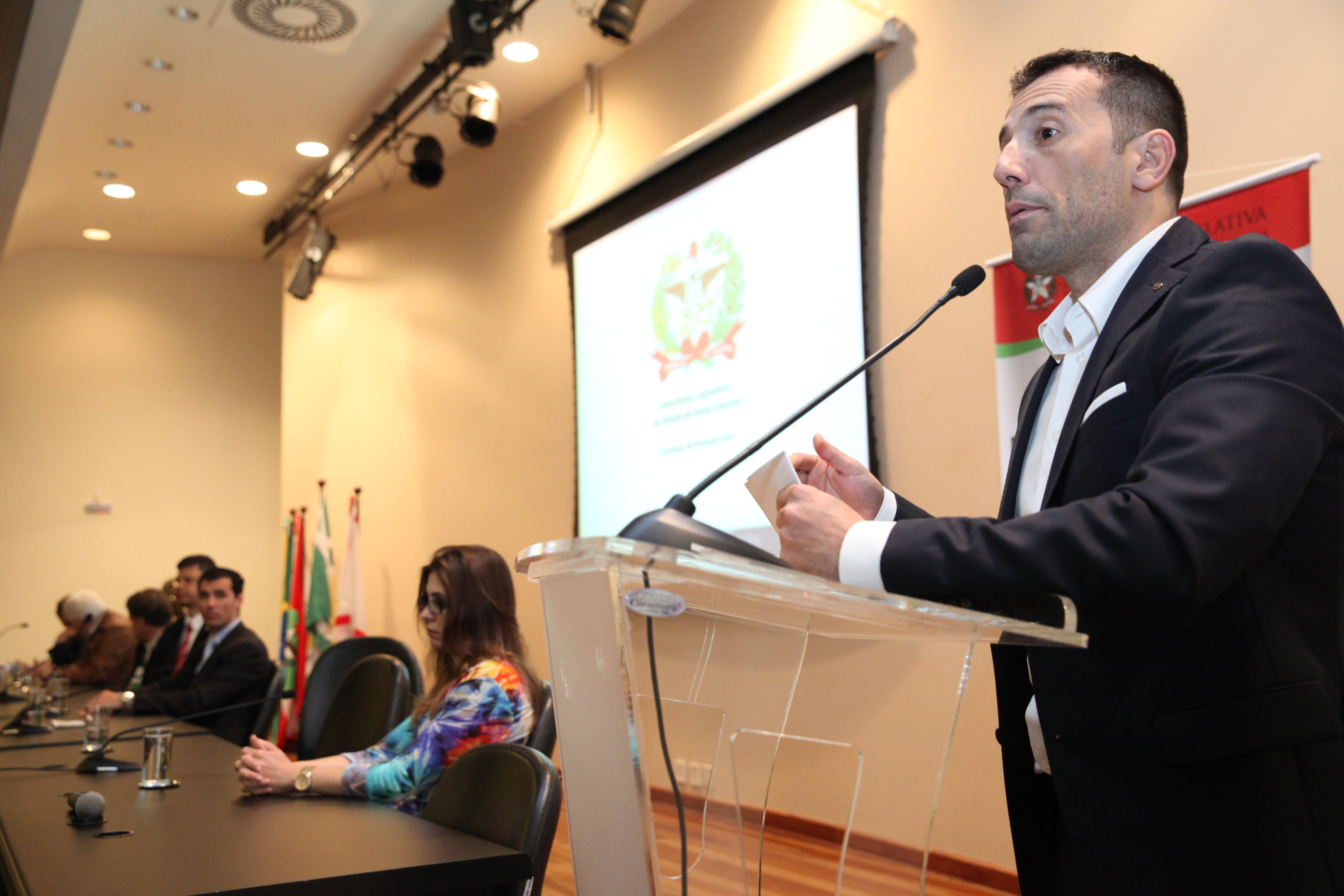 Seminário El Niño 2015. Deputado Patricio Destro (PSB) . Foto: Fábio Queiroz / Agência AL
