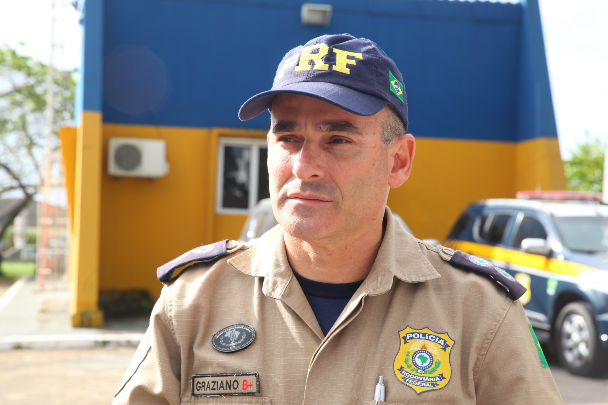 Luiz Graziano, chefe de comunicação da Polícia Rodoviária Federal em Santa Catarina