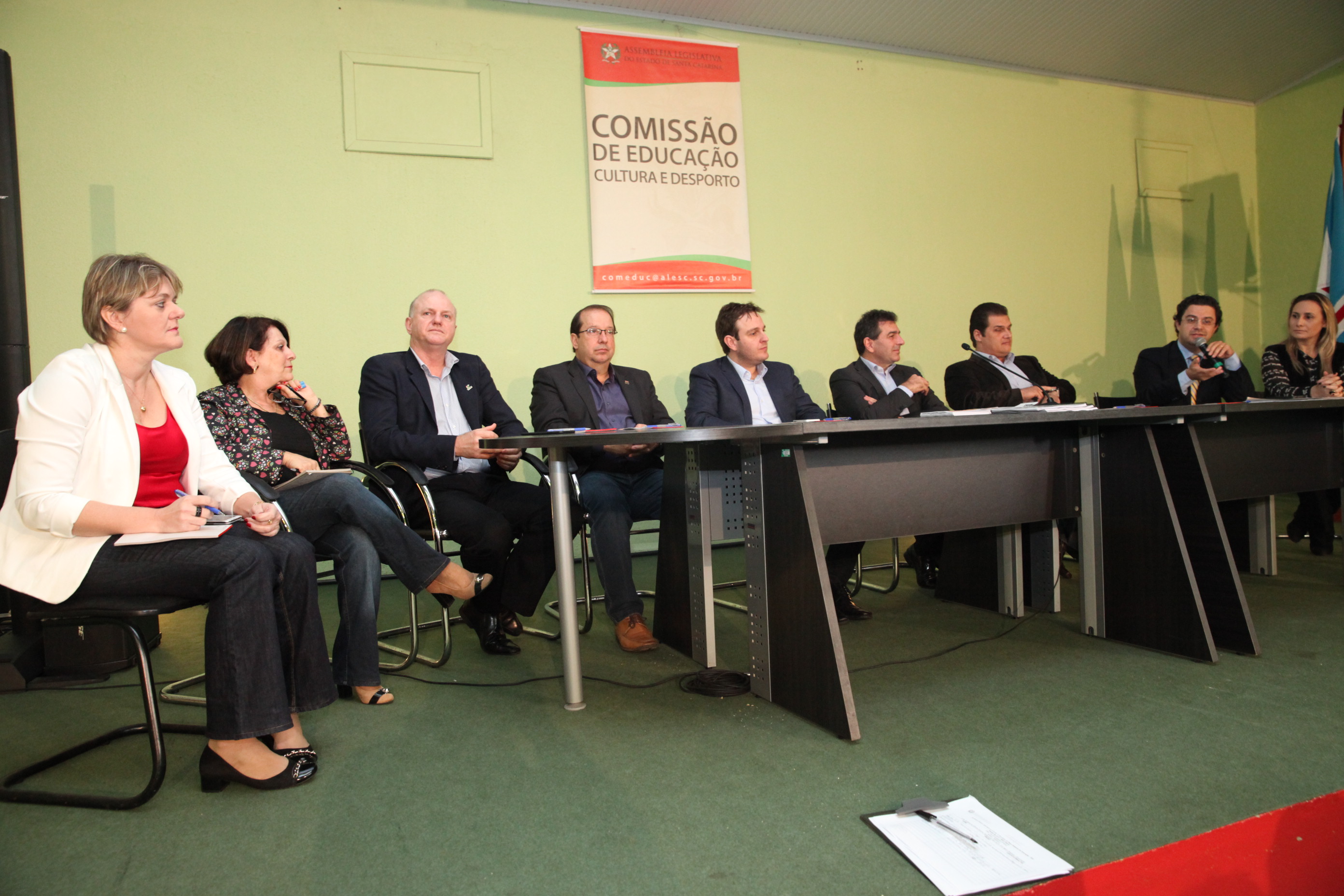 Comissão de Educação promove audiência pública em Criciúma. Foto:Fábio Queiroz / Agência AL