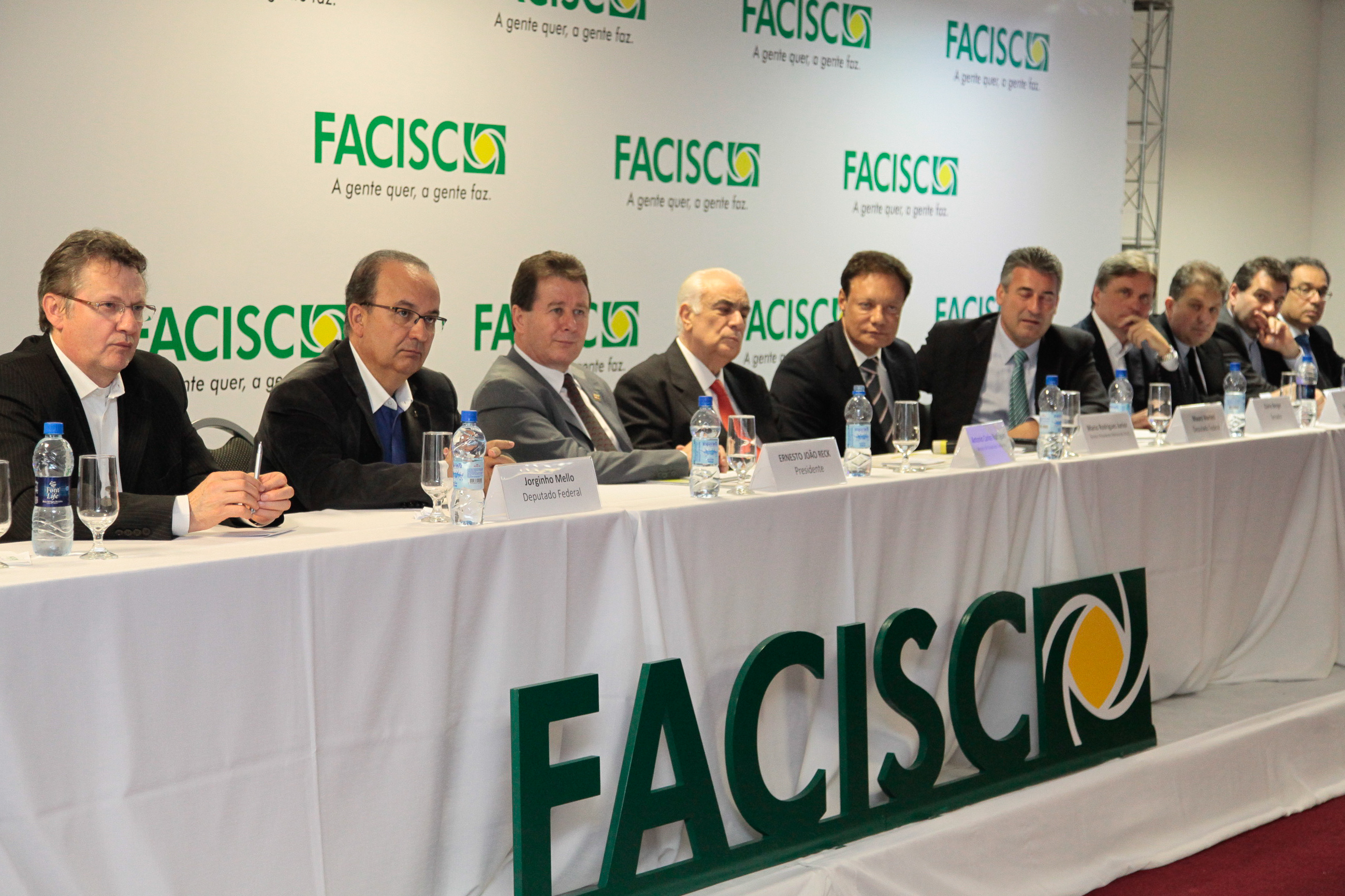 Reunião do Fórum Parlamentar Catarinense sobre a Construção da Ferrovia Norte Sul. Foto: Miriam Zomer/Agência AL