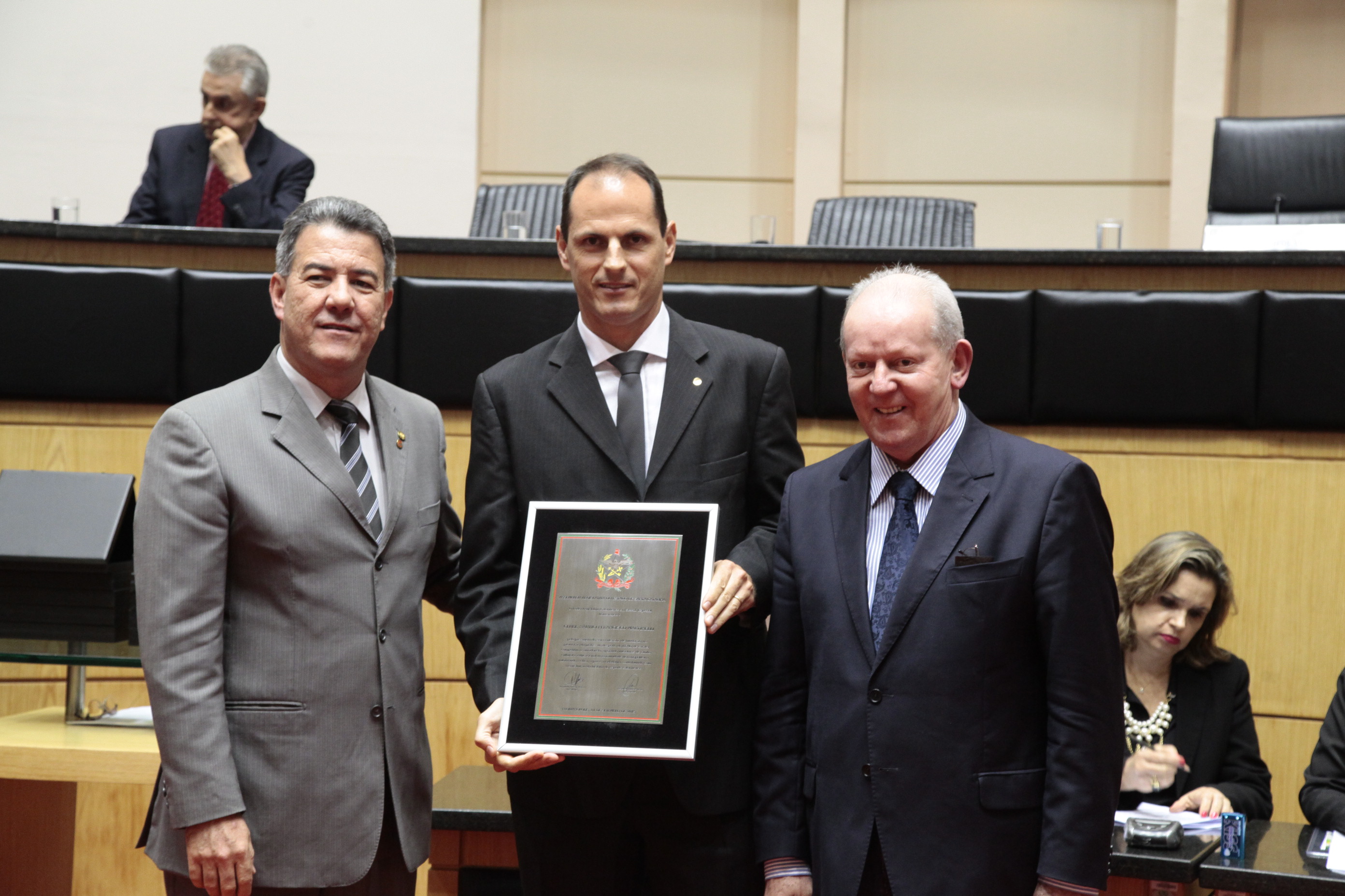 Sessão Especial em homenagem aos 100 anos do Clube Náutico Francisco Martinelli. Foto: Miriam Zomer/Agência AL