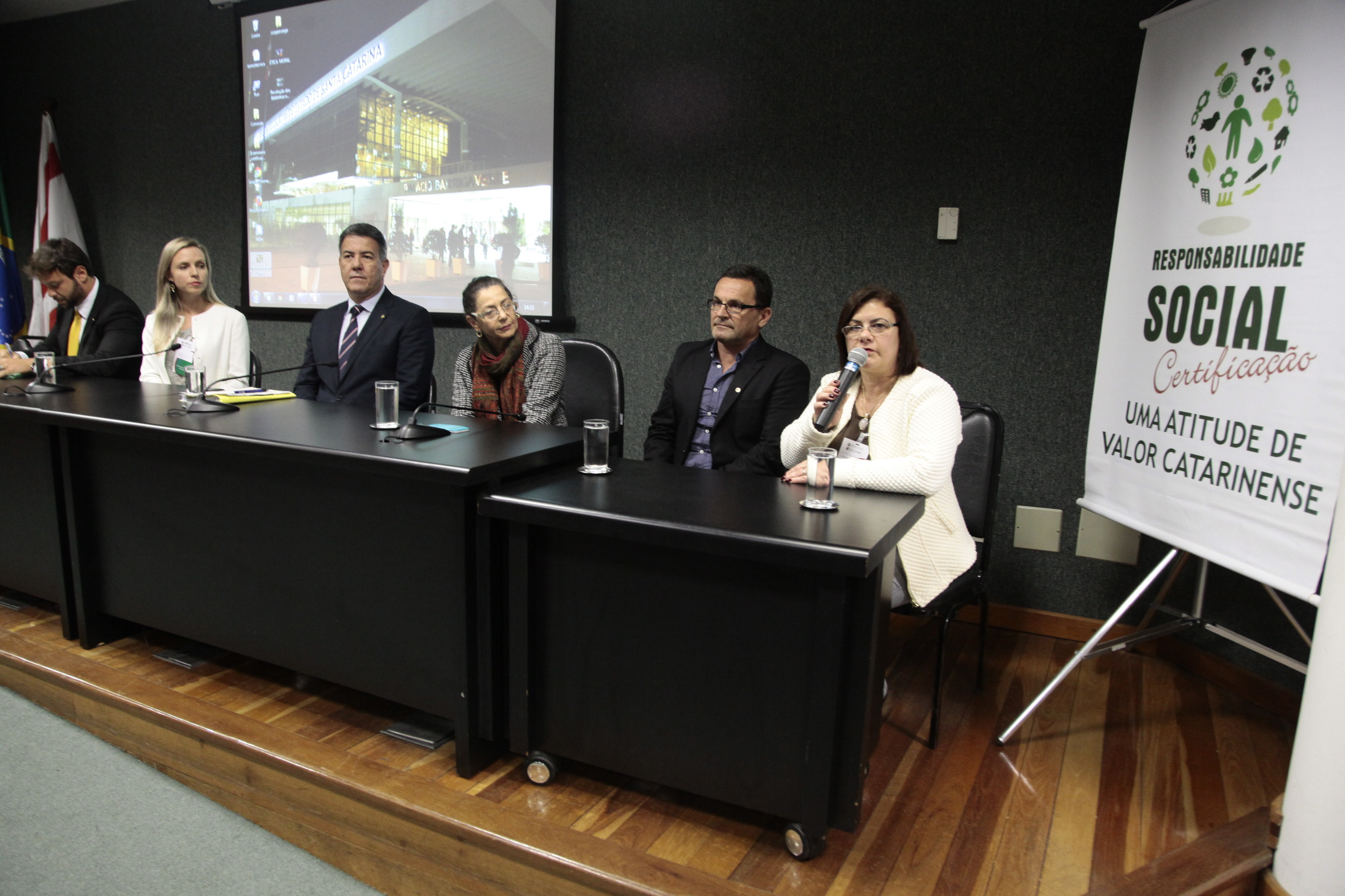 II Seminário de Certificação de Responsabilidade Social - Uma Atitude de Valor Catarinense. Foto: Miriam Zomer/Agência AL