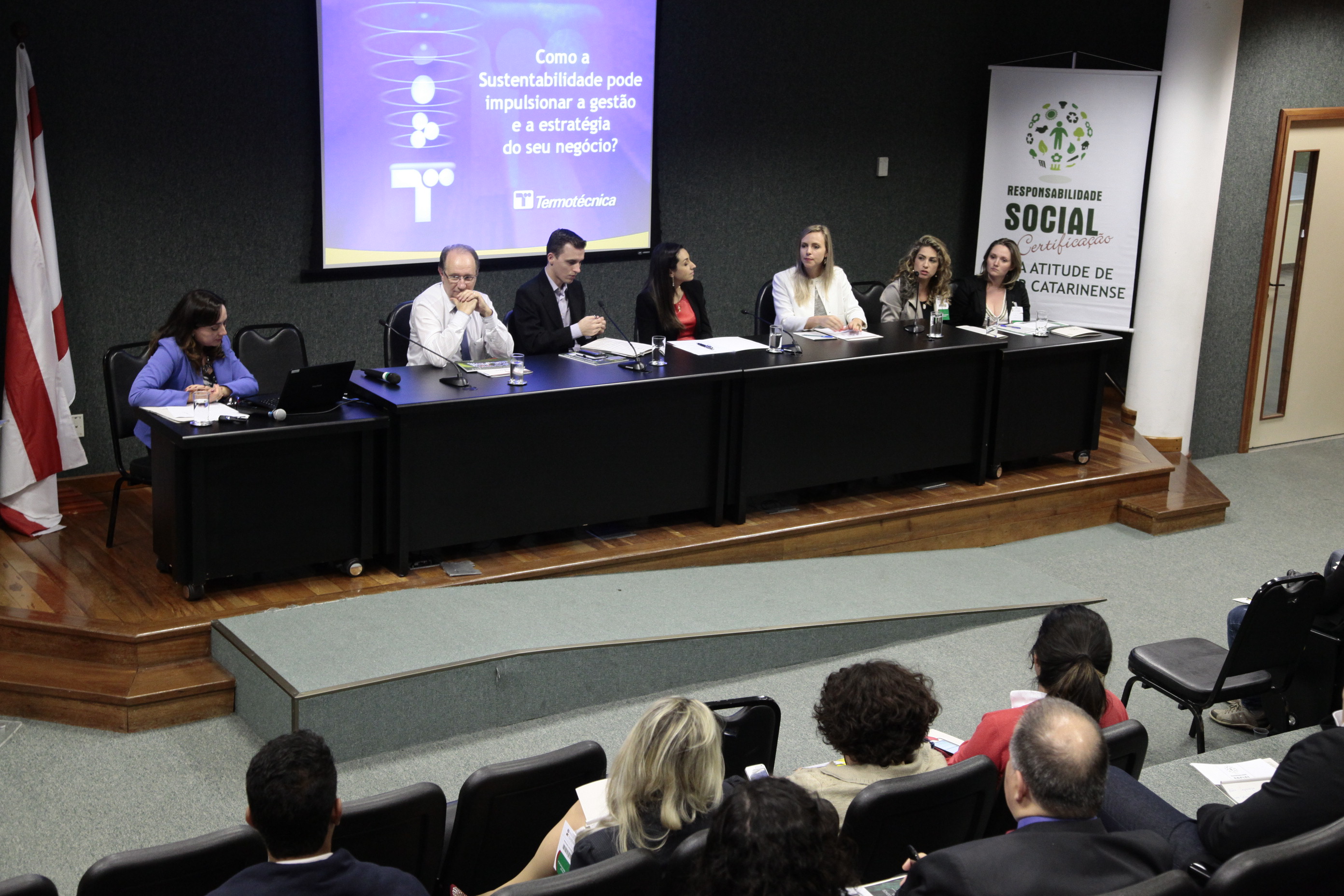 II Seminário de Certificação de Responsabilidade Social - Uma Atitude de Valor Catarinense. Fotos: Miriam Zomer/Agência AL