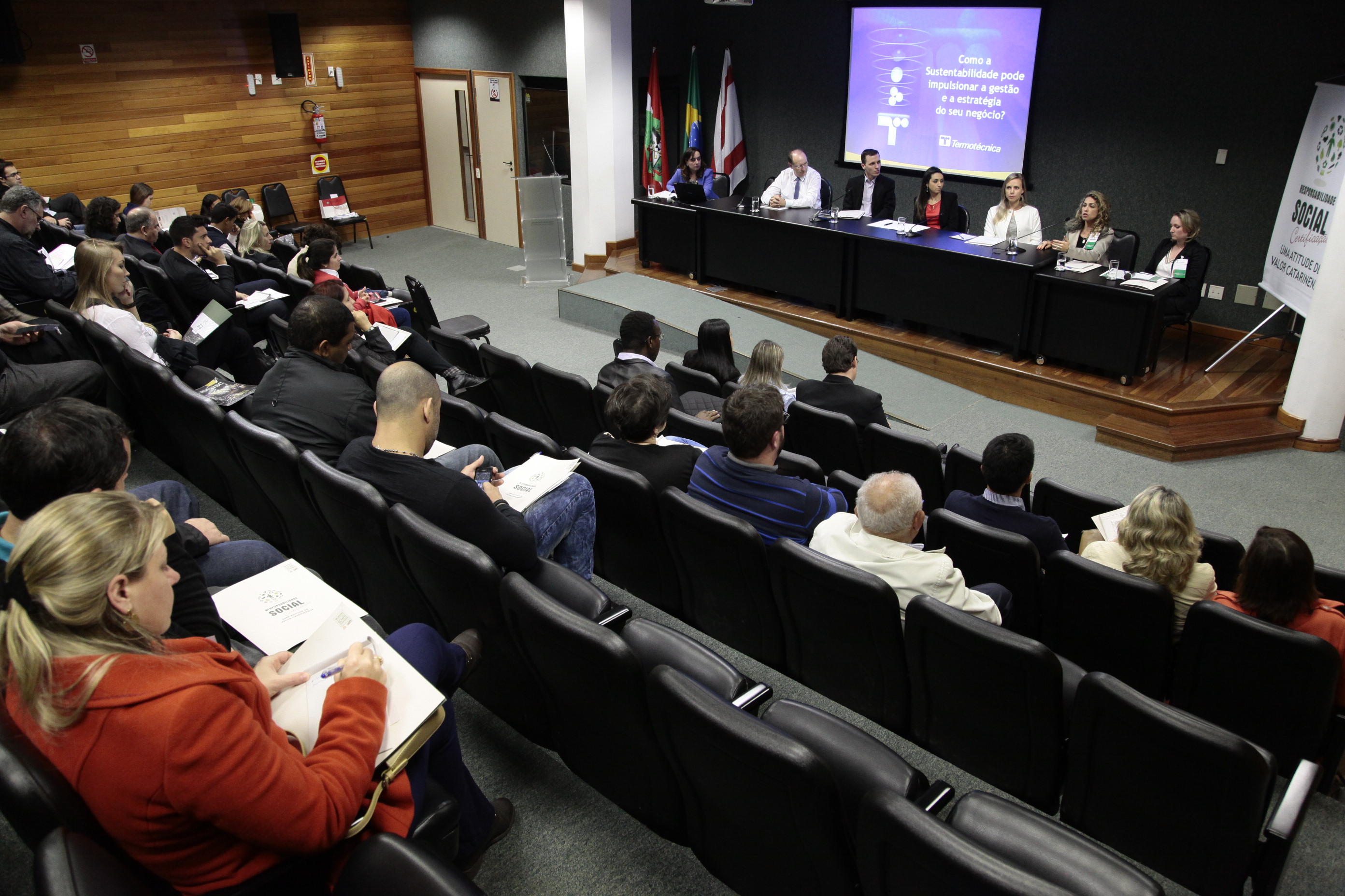 II Seminário de Certificação de Responsabilidade Social - Uma Atitude de Valor Catarinense. Fotos: Miriam Zomer/Agência AL