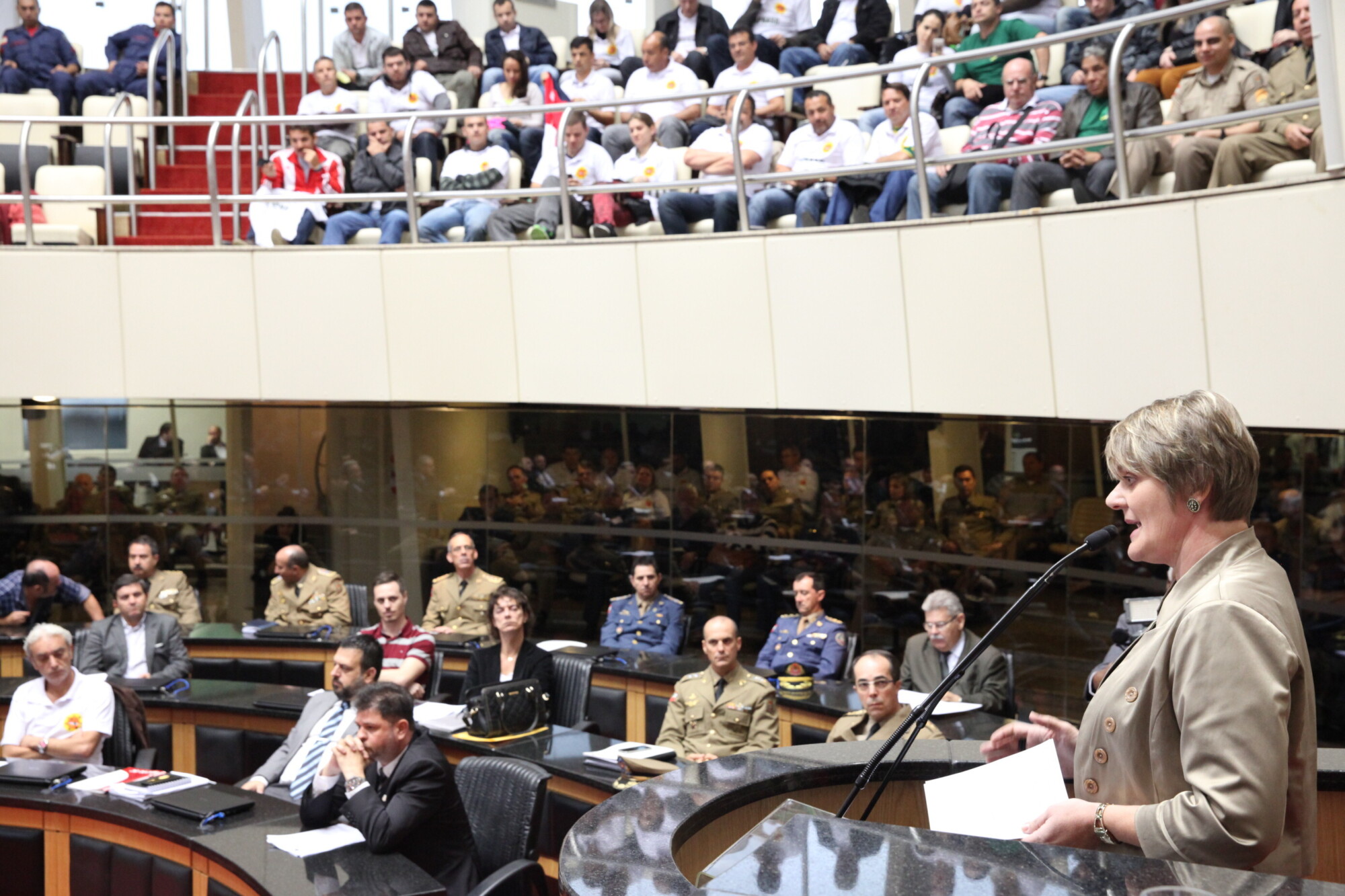 Entidades pedem retirada das MPs da segurança pública durante audiência na Alesc