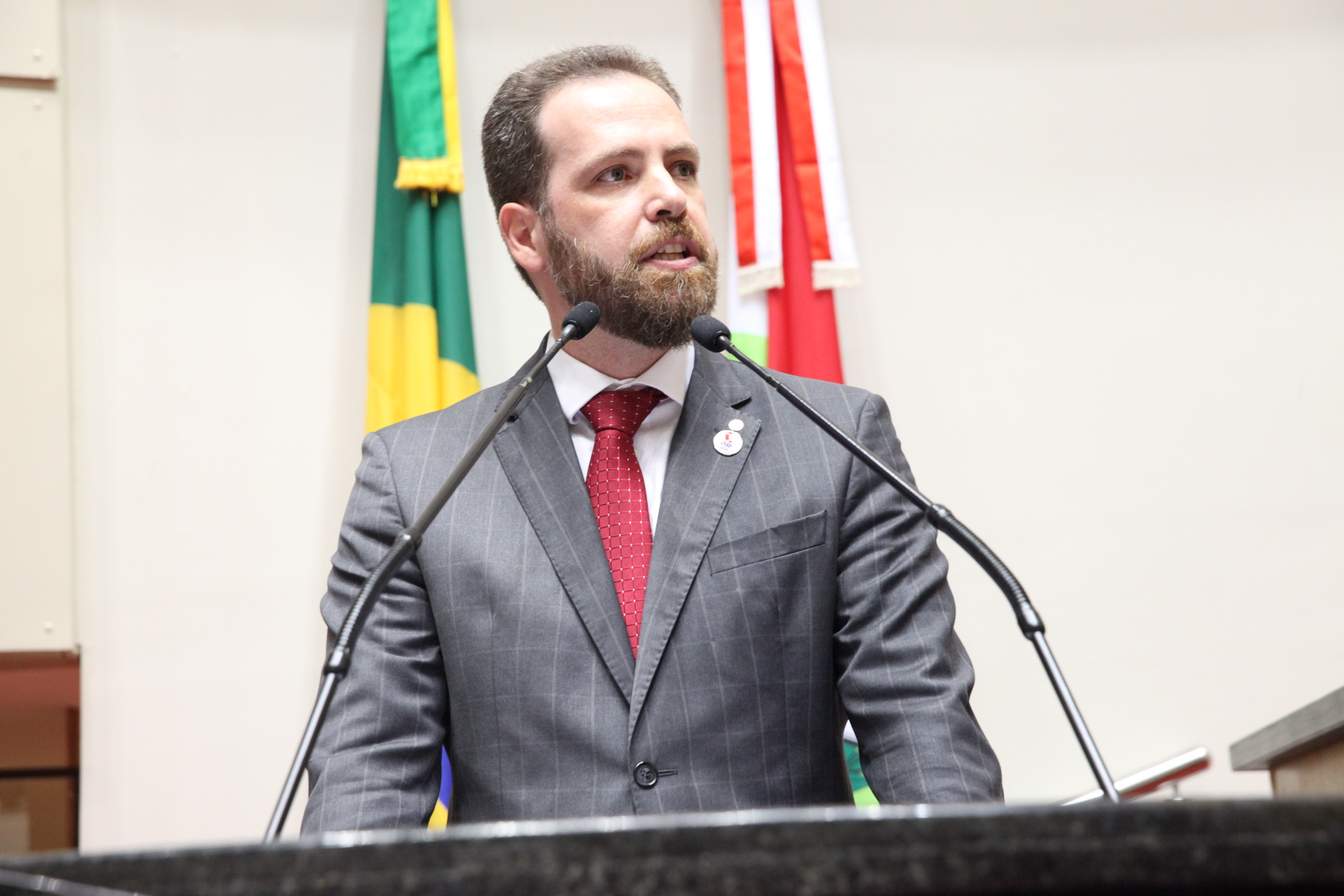 Fabiano Bittencourt. Sessão Especial em homenagem aos 70 anos da GEAP. Foto: Fábio Queiroz / Agência AL