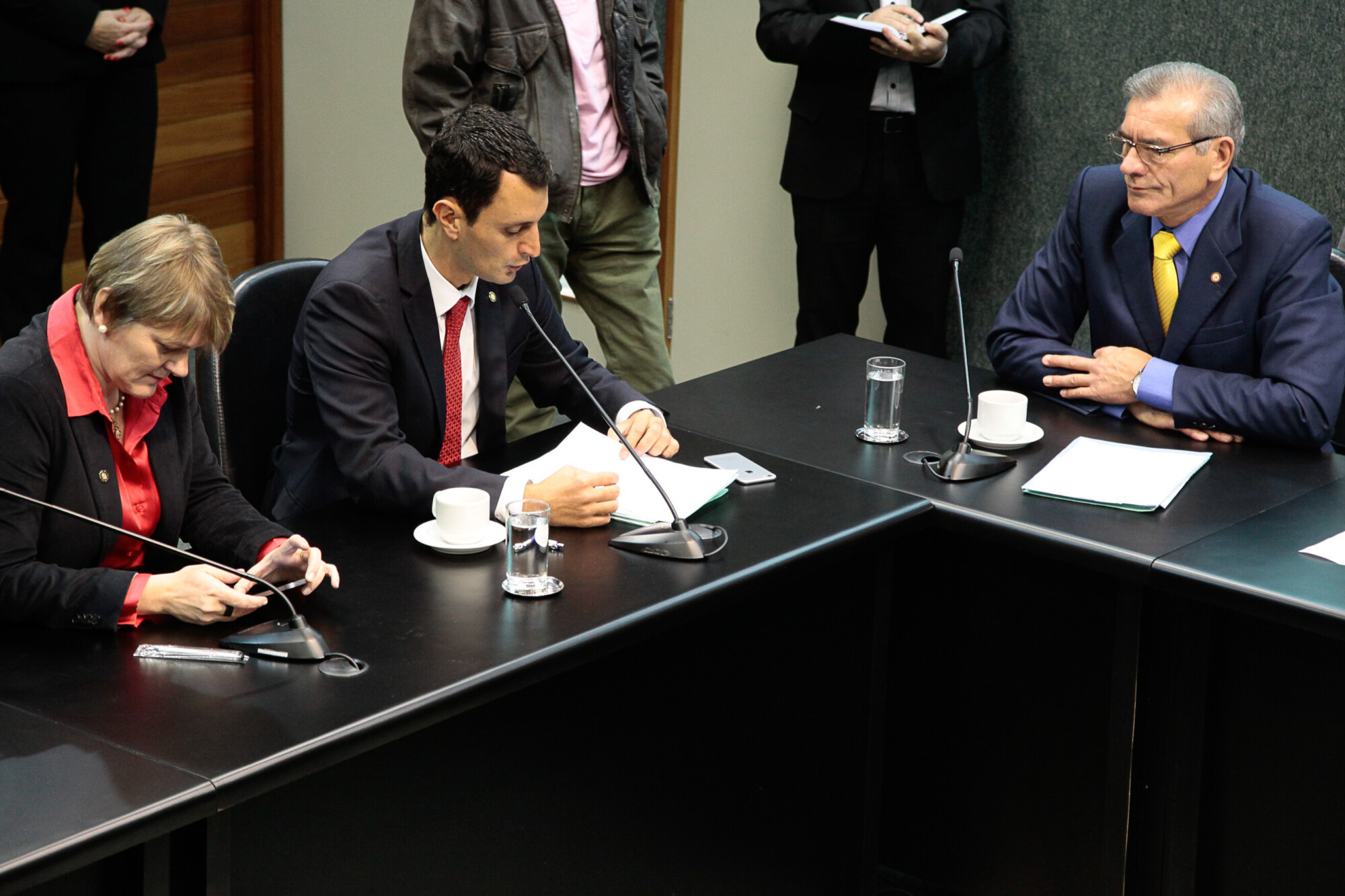 Deputada Luciane Carminatti e deputado João Amin