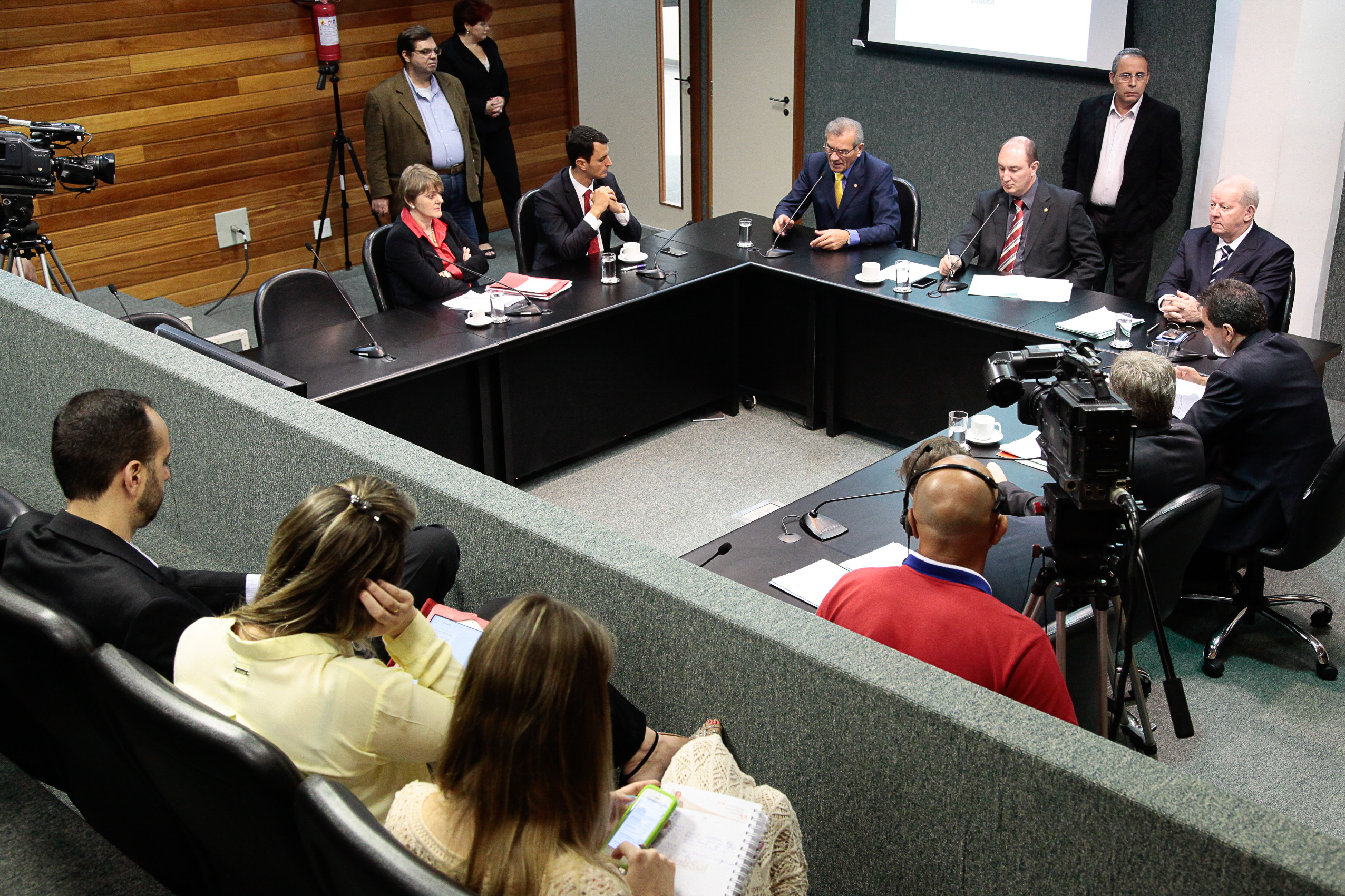 Reunião da Comissão de Constituição e Justiça. Foto: Miriam Zomer/Agência AL
