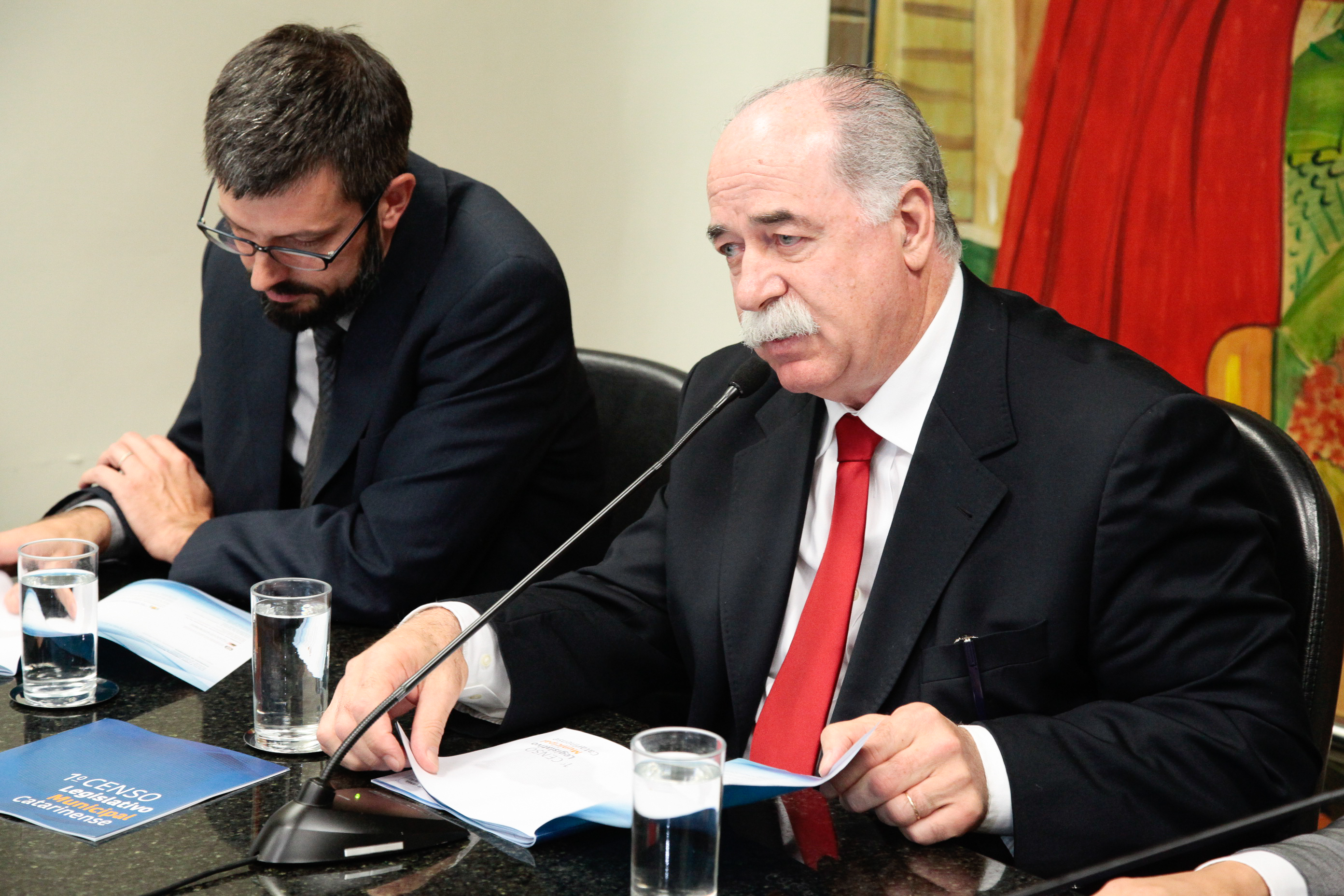 1º Censo Legislativo Municipal Catarinense. Foto:Miriam Zomer/Agência AL