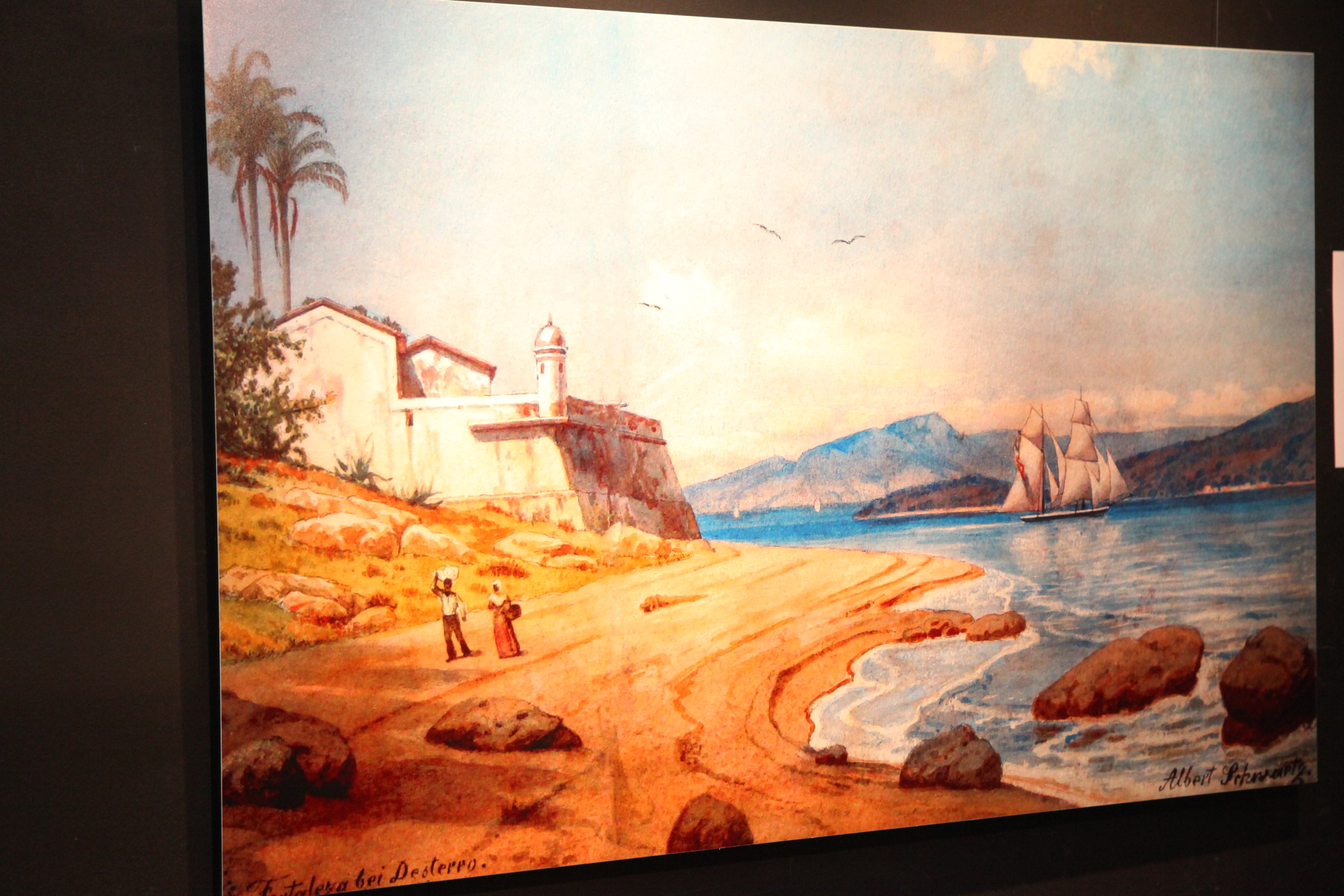 Exposição fotográfica Ilha de Santa Catarina. Foto: Eduardo Guedes de Oliveira/Agência AL