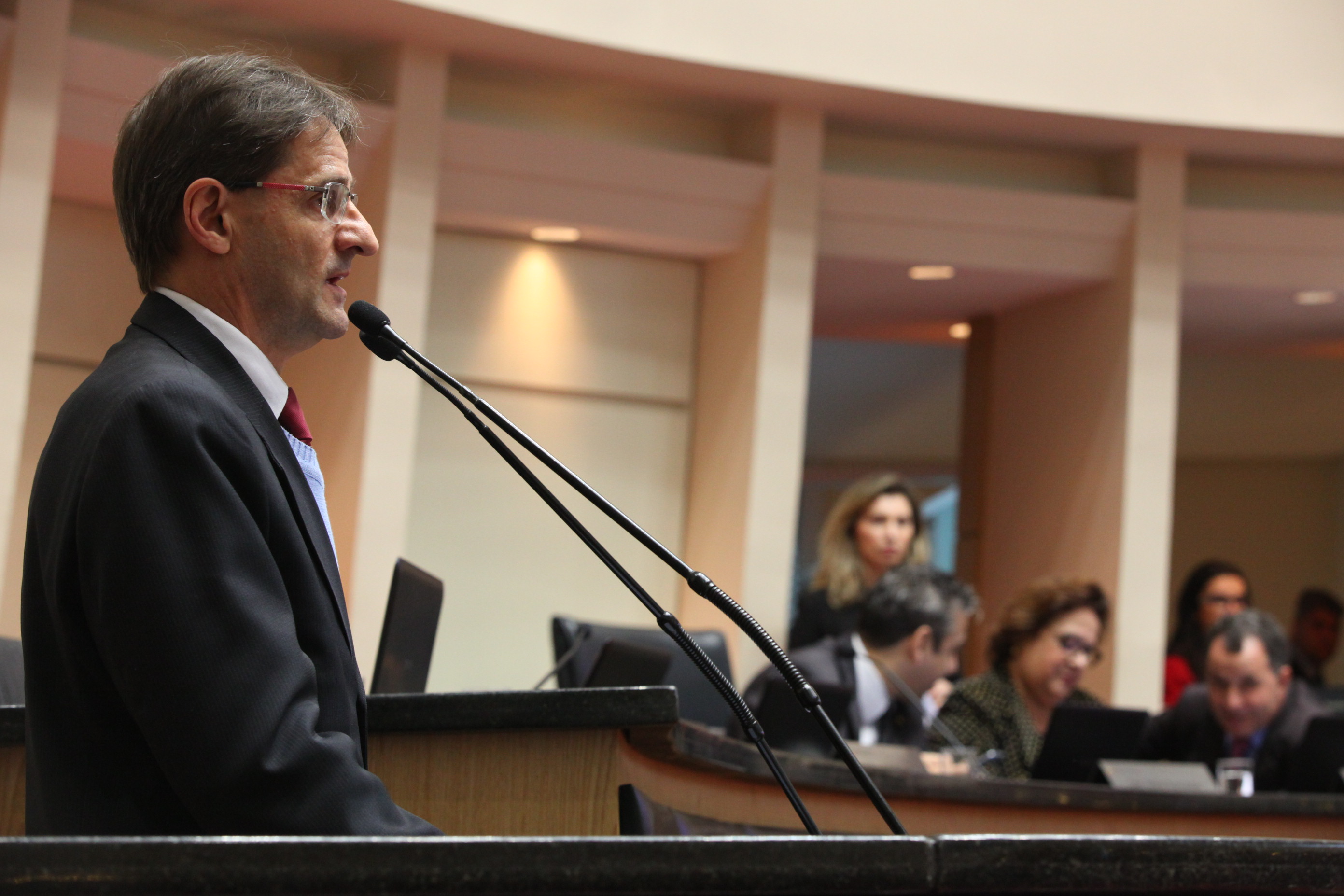 Sessão Ordinária. Deputado Neodi Saretta (PT) -  Foto: Eduardo Guedes de Oliveira/Agência AL