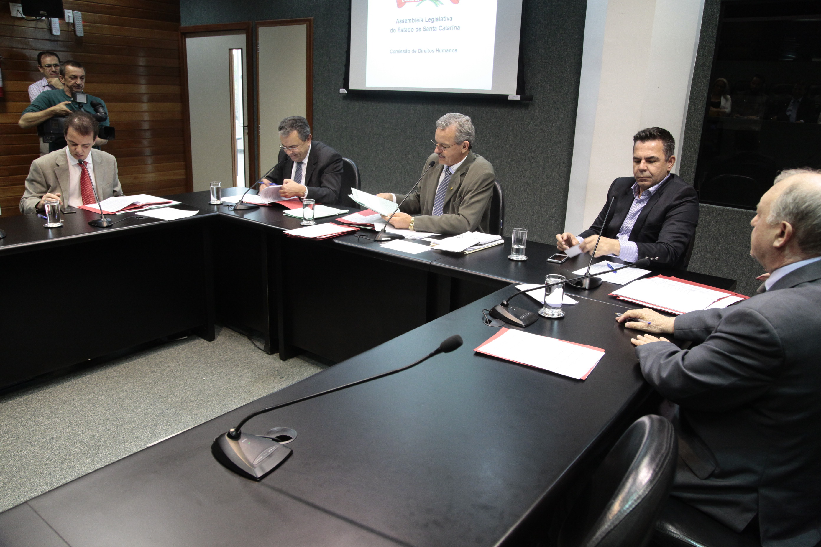 Reunião da Comissão de Direitos Humanos. Foto: Miriam Zomer/Agência AL