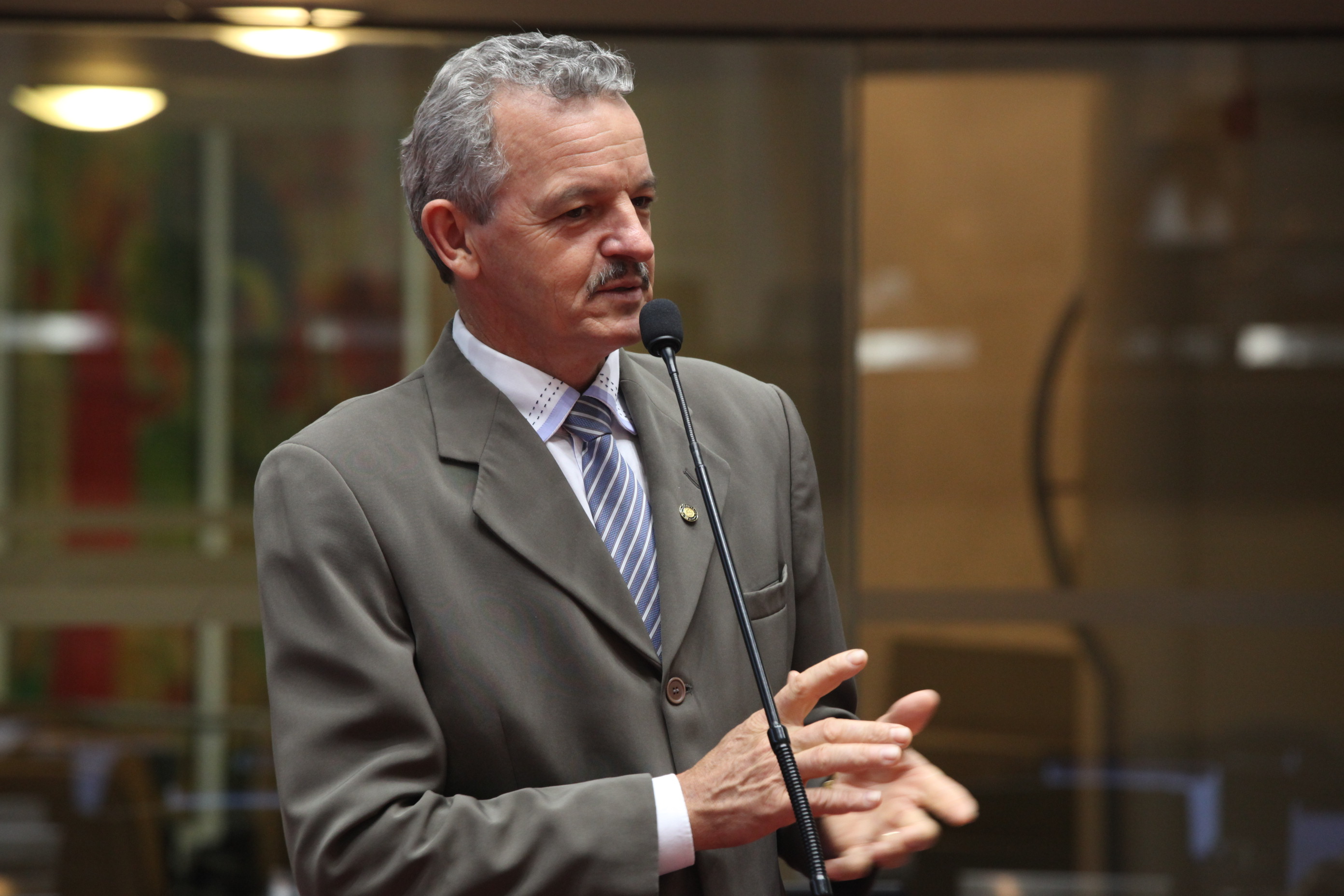 Sessão Ordinária da Assembleia Legislativa do Estado de Santa Catarina. Deputado Dirceu Dresch (PT)  - Foto: Eduardo Guedes de Oliveira/Agência AL