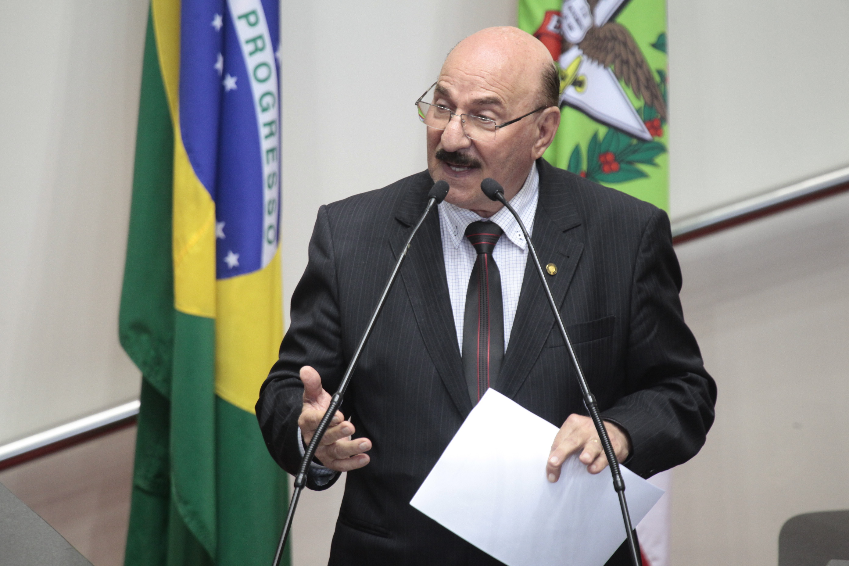Sessão Ordinária da Assembleia Legislativa do Estado de Santa Catarina. Deputado Manoel Mota (PMDB) - Fotos:Miriam Zomer/Agência AL