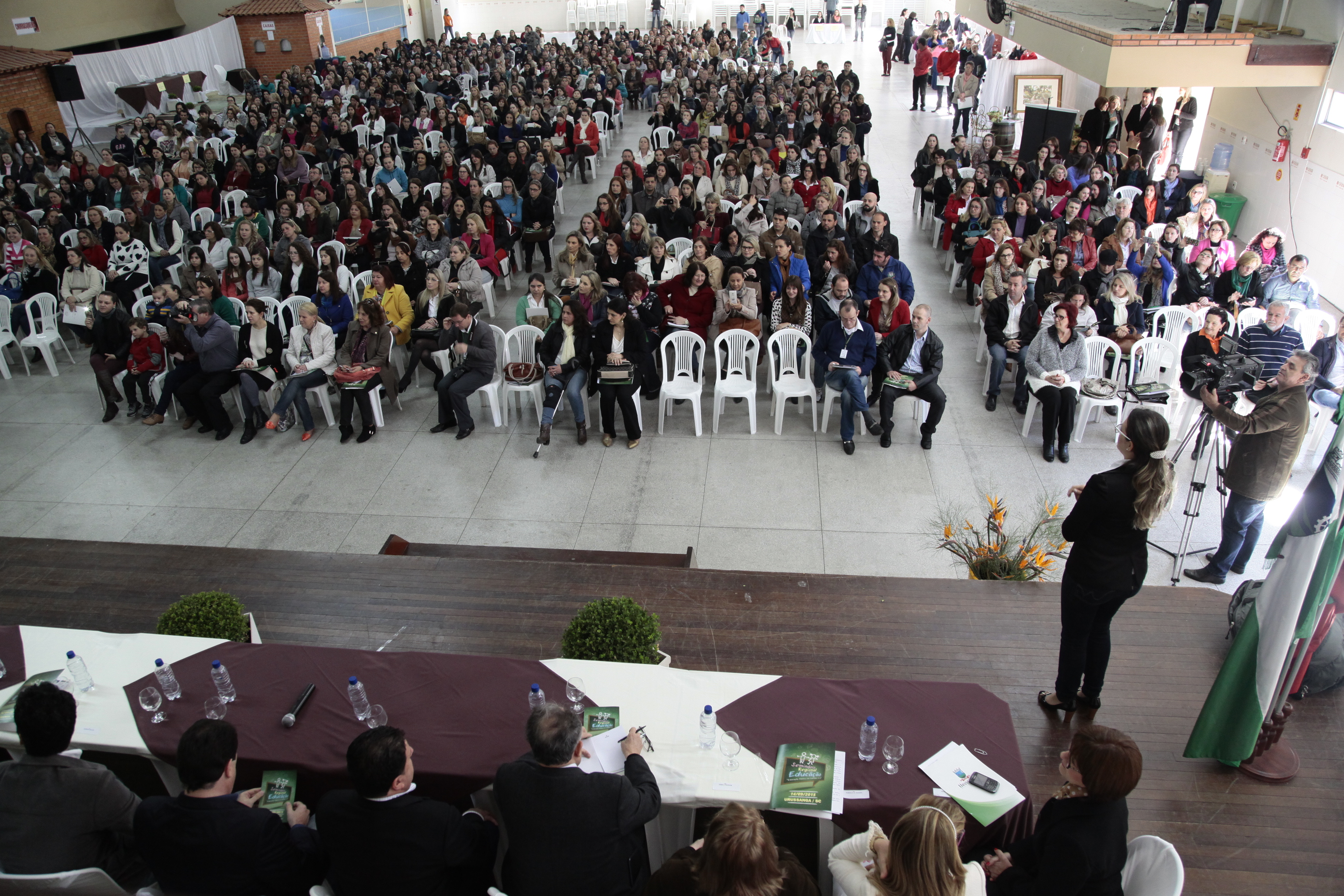 II Seminário Regional sobre Educação, realizado na cidade de Urussanga. Foto: Miriam Zomer/Agência AL