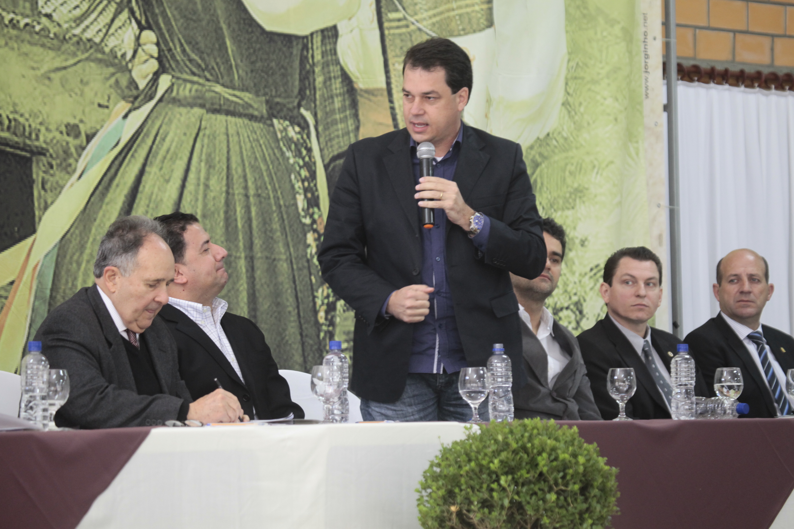 II Seminário Regional sobre Educação, realizado na cidade de Urussanga. Deputado Rodrigo Minotto (PDT) -  Foto: Miriam Zomer/Agência AL