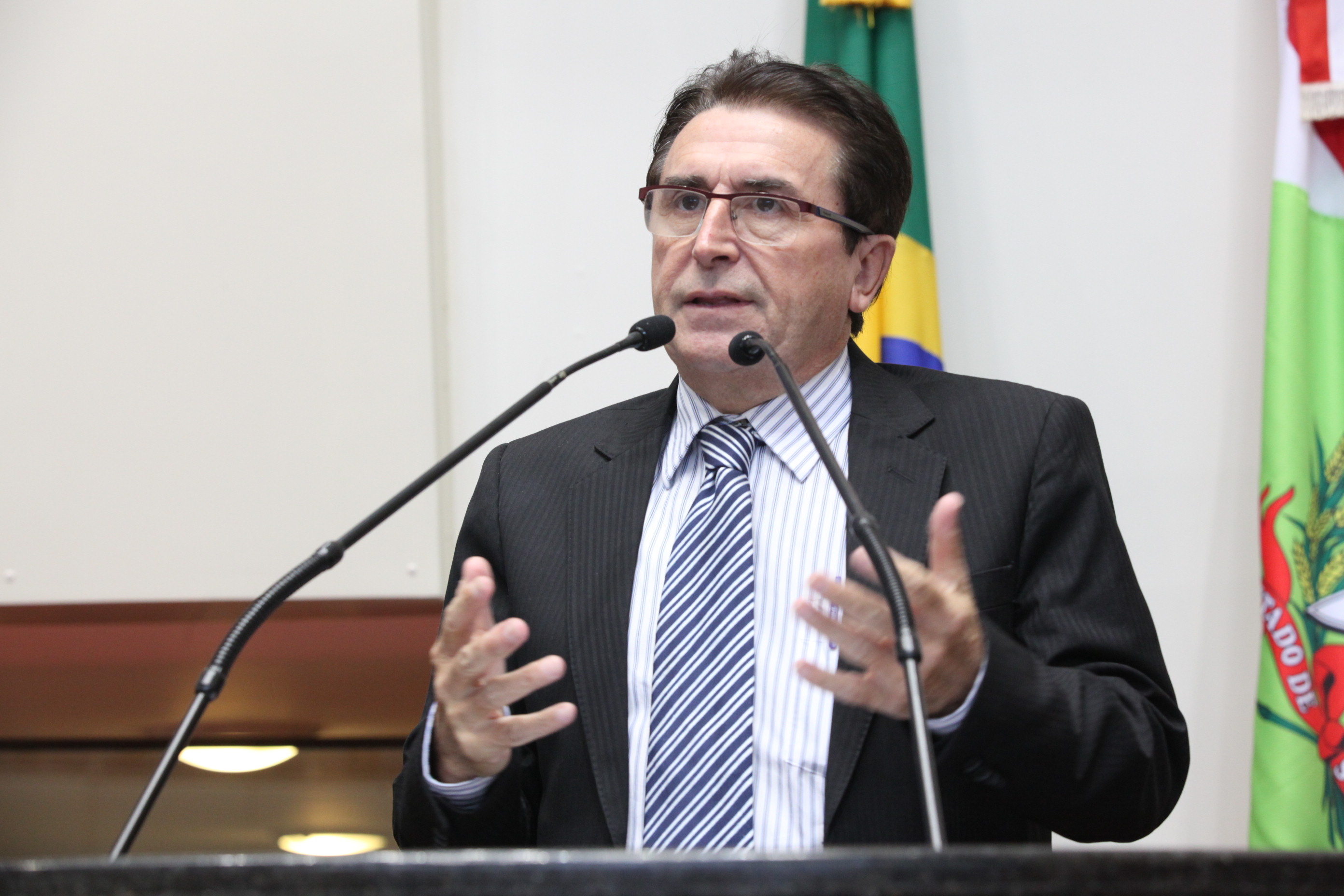 Sessão Ordinária - Plenário Osni Régis. Deputado Antonio Aguiar (PMDB) - Foto: Eduardo Guedes de Oliveira / Agência AL