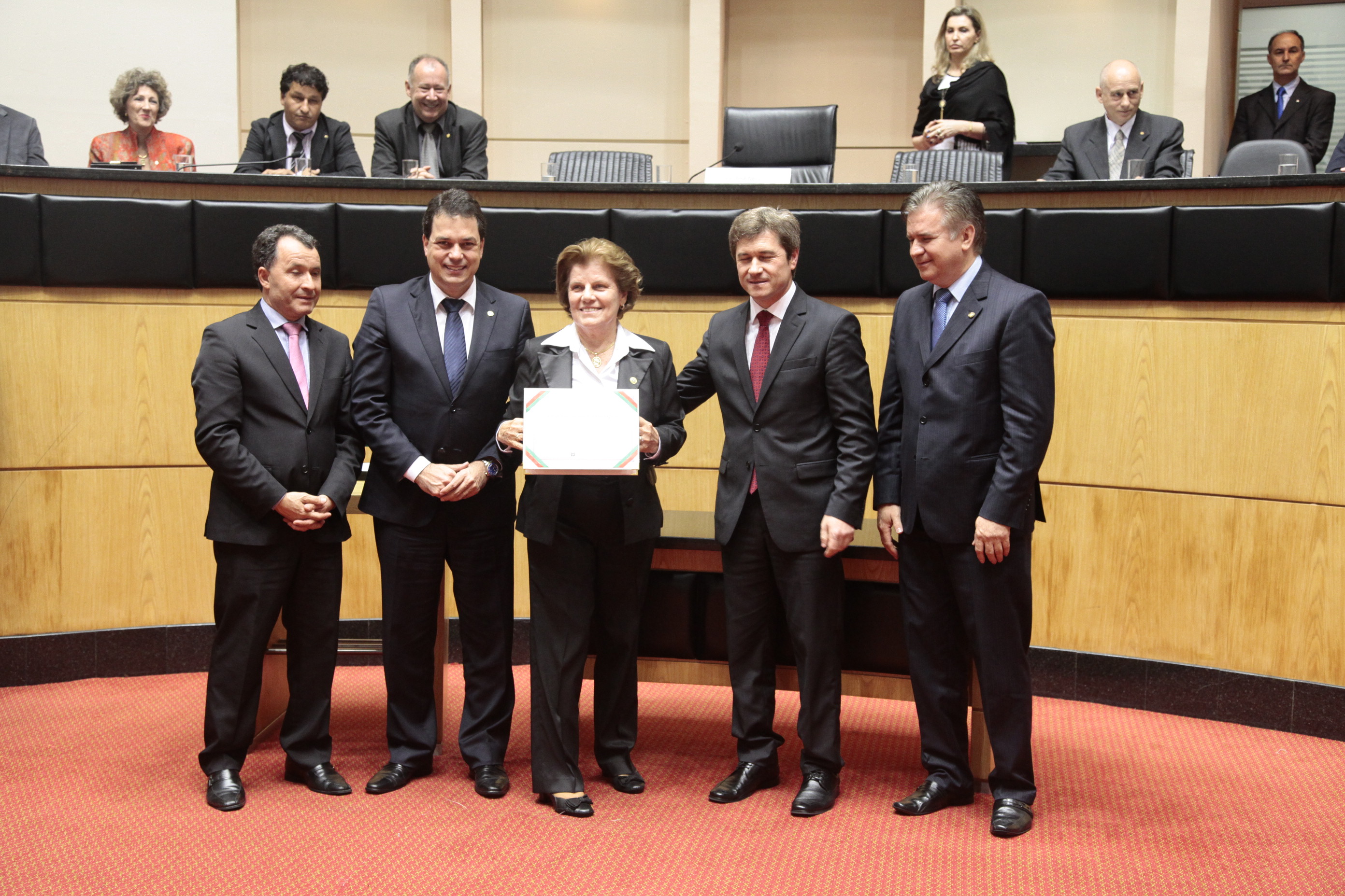 Sessão Especial em comemoração aos 60 anos da APAE de Brusque e 50 anos das APAEs de Joinville, Blumenau e Lages. Foto: Miriam Zomer/Agência AL
