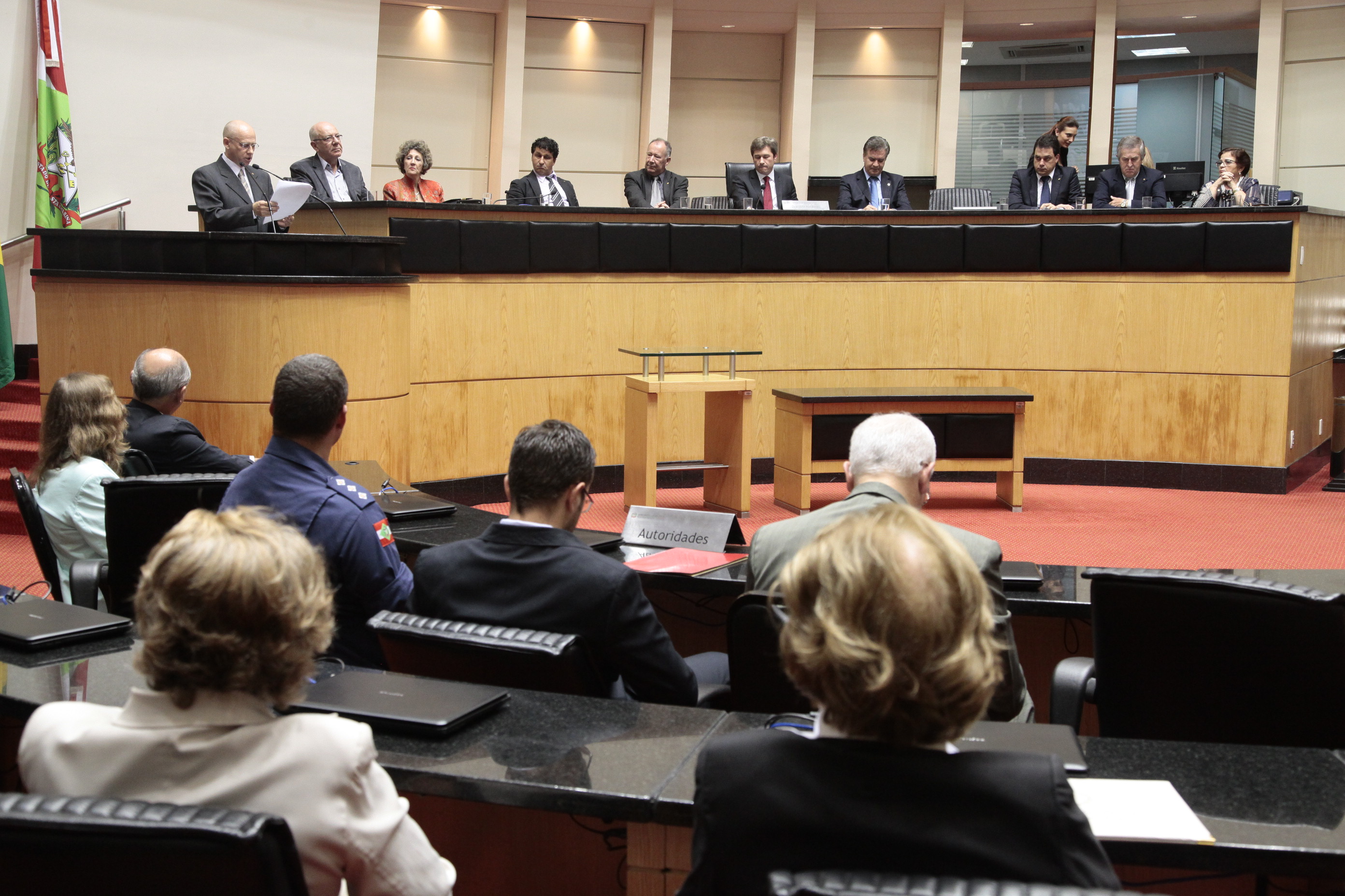 Sessão Especial em comemoração aos 60 anos da APAE de Brusque e 50 anos das APAEs de Joinville, Blumenau e Lages. Foto: Miriam Zomer/Agência AL