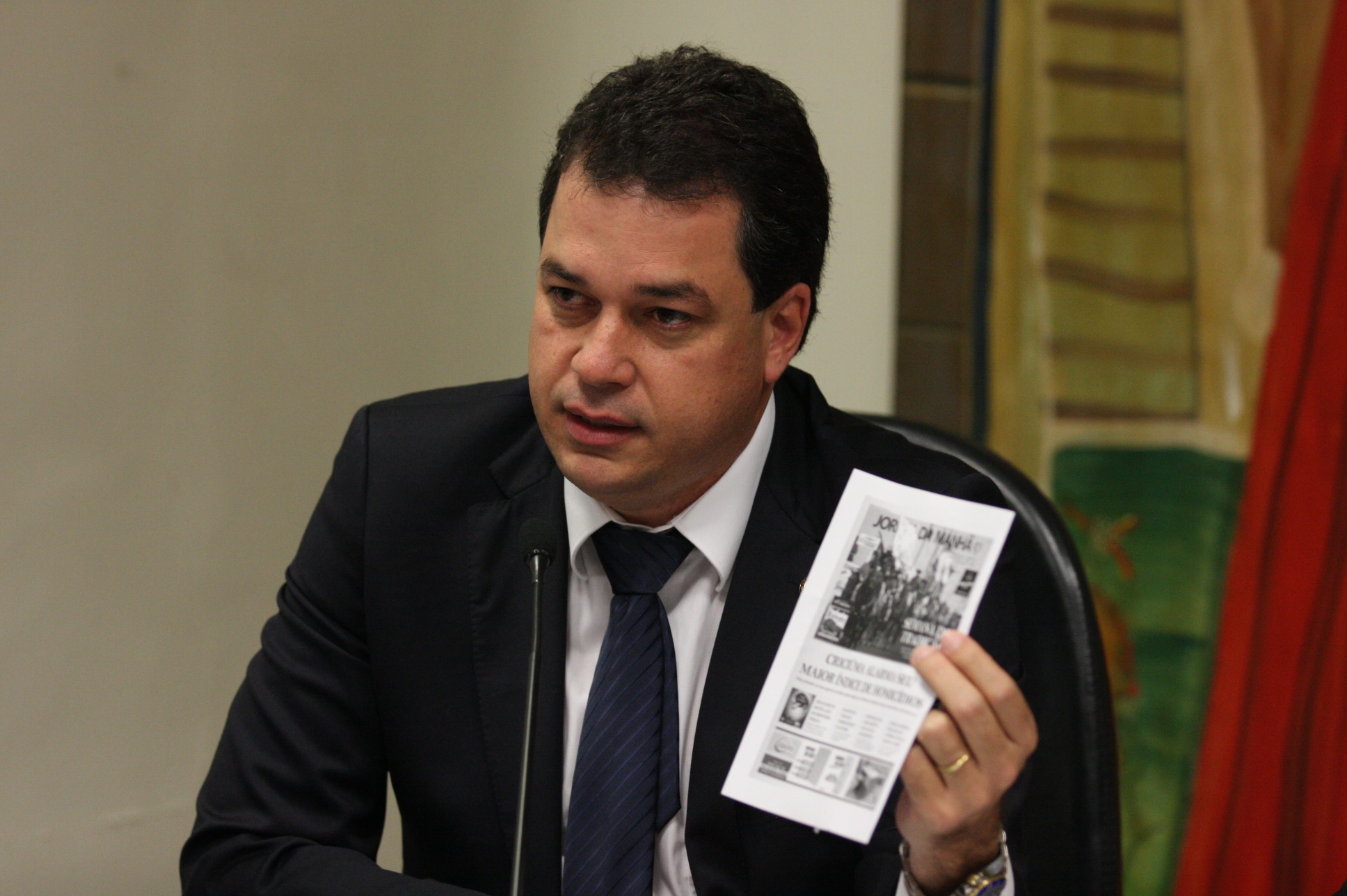 Comissão de Segurança Pública. Dep:  Rodrigo Minotto (PDT). Foto: Yuri Santos / Agênica AL