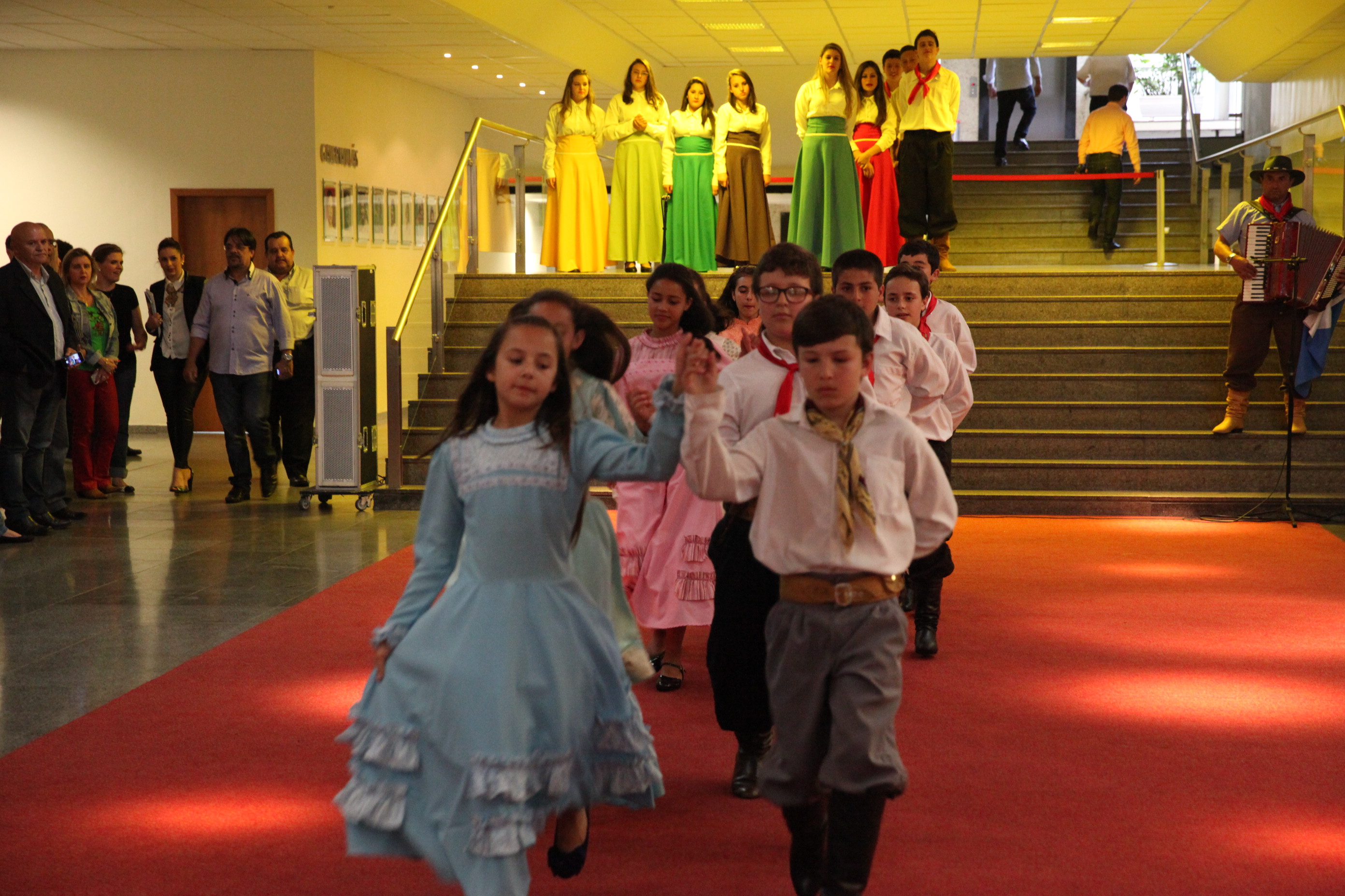 Apresentação de danças e músicas típicas da região de Urupema em homenagem a Semana do Tropeirismo. Foto: Eduardo Guedes de Oliveira/Agência AL