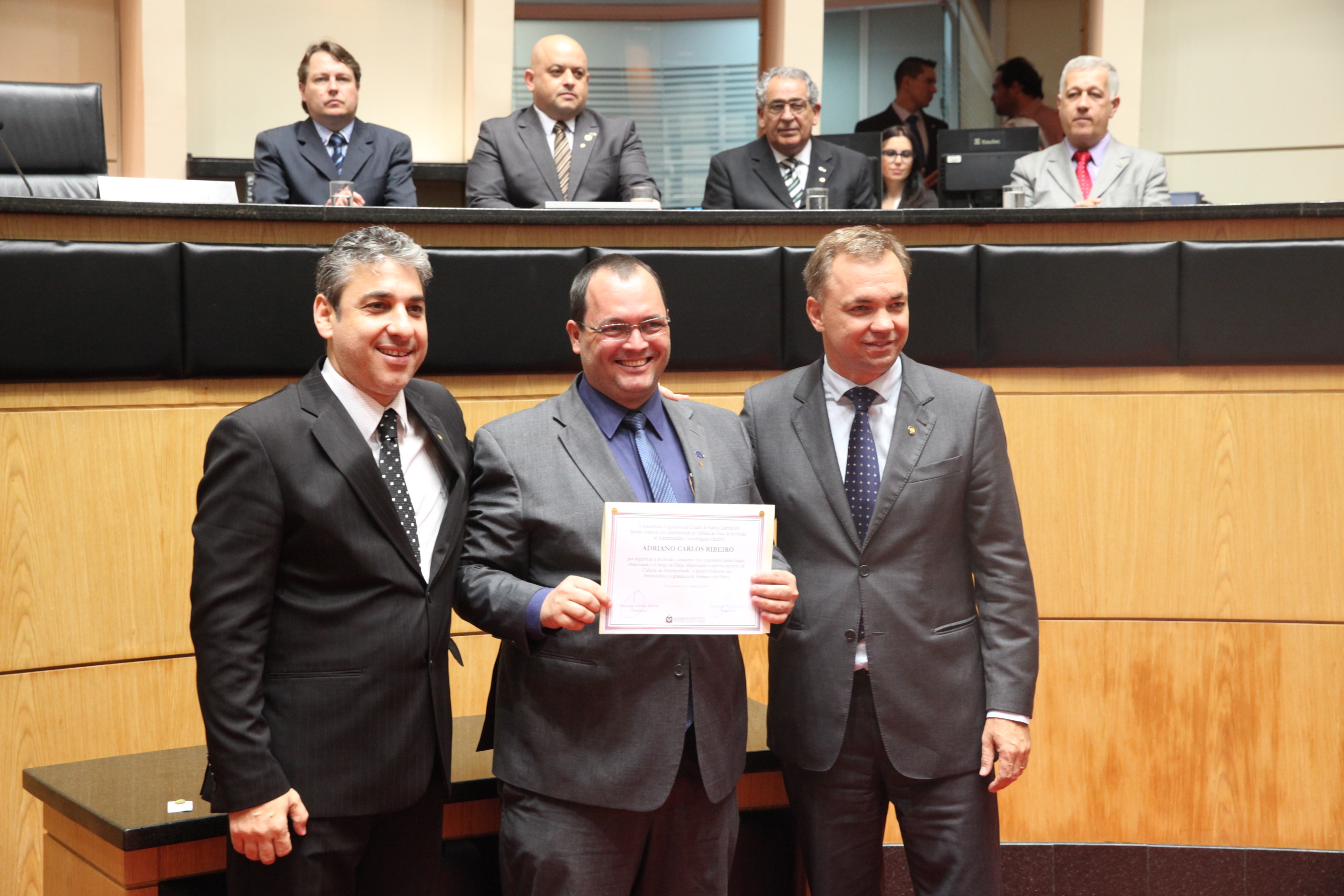 Sessão Especial em homenagem ao Jubileu de Ouro dos Administradores. Foto: Fábio Queiroz / Agência AL