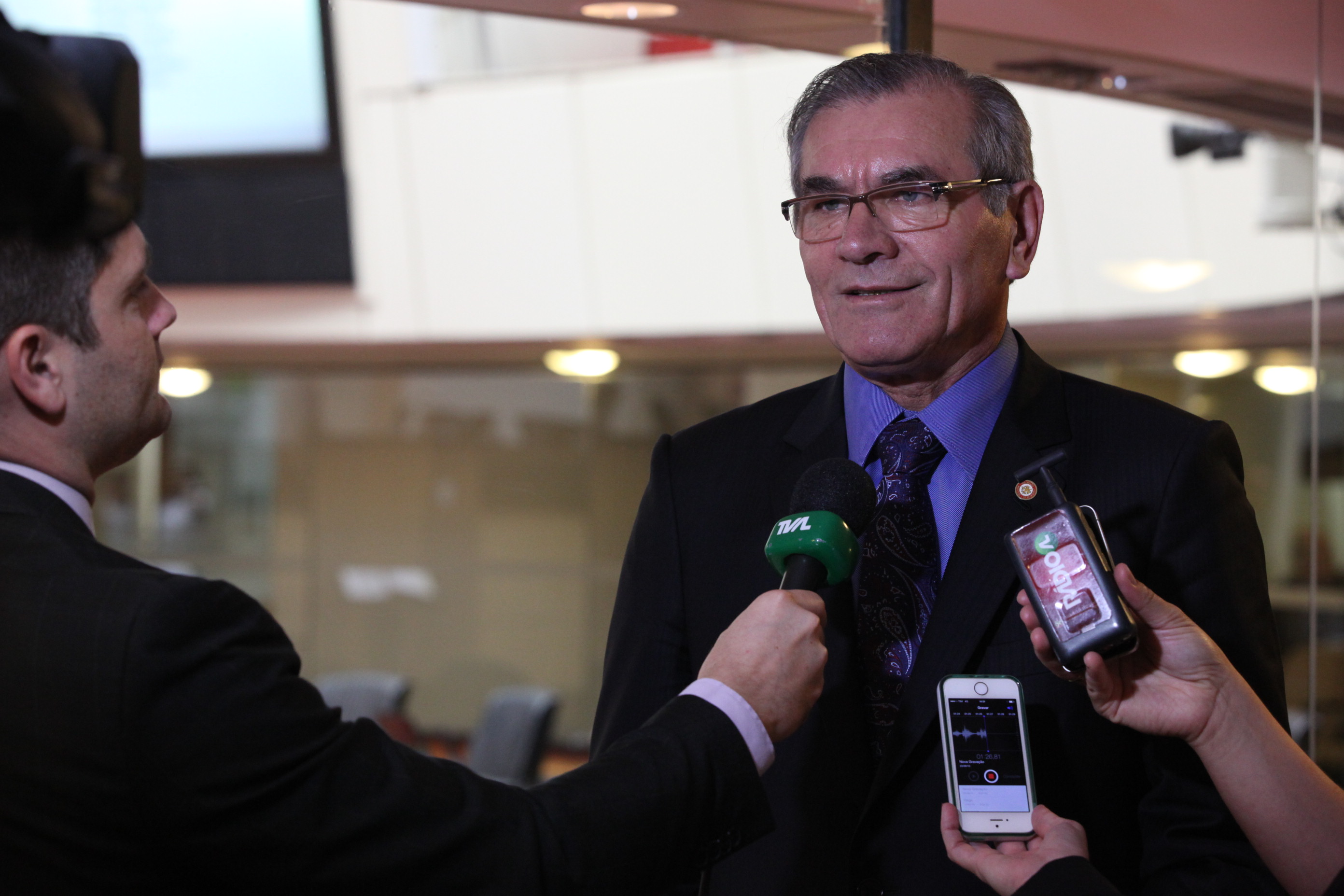 Sessão Ordinária. Deputado Silvio Dreveck (PP). Foto Eduardo Guedes de Oliveira / Agência AL