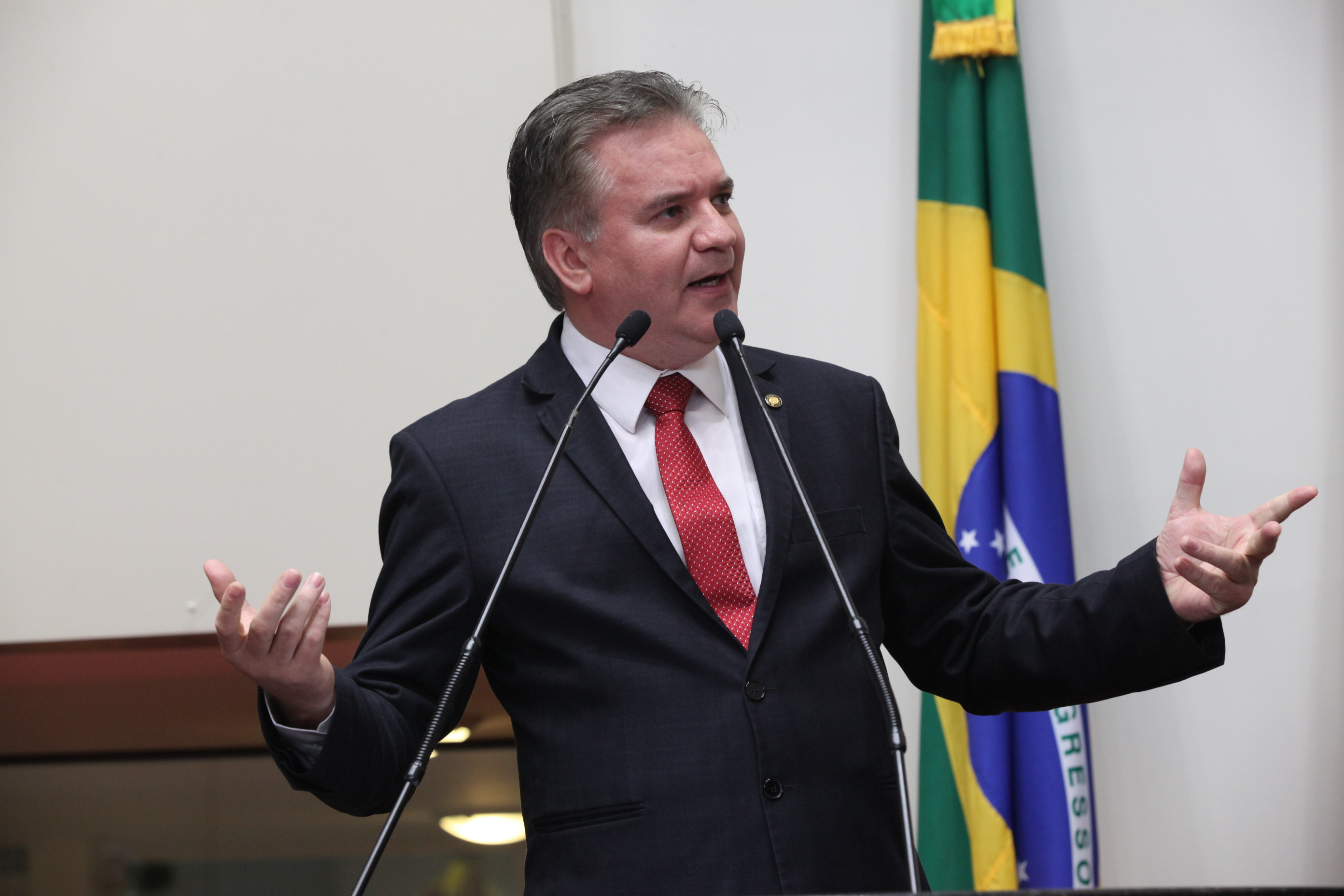 Sessão Ordinária. Deputado Cesar Valduga (PCdoB). Foto Eduardo Guedes de Oliveira / Agência AL